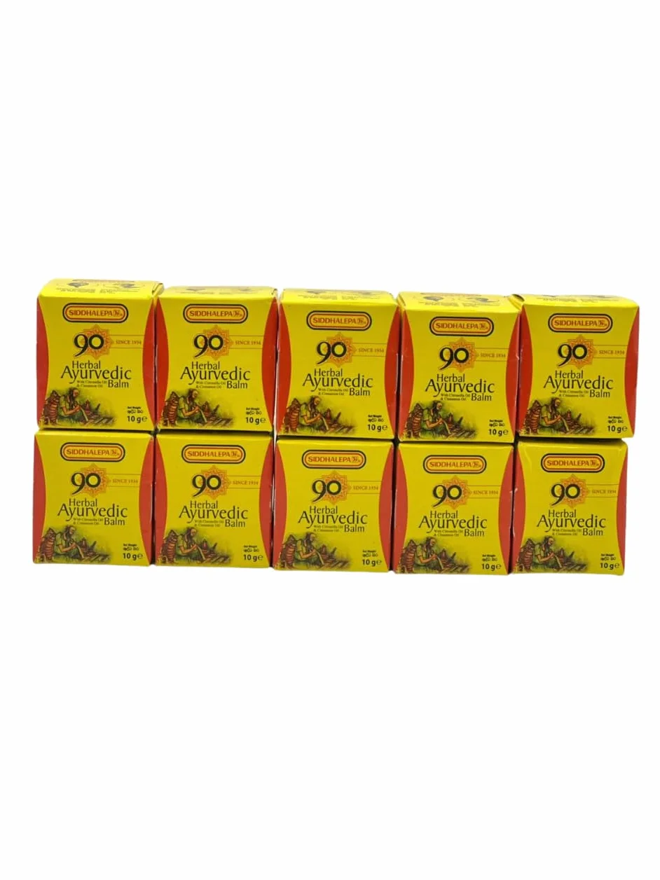 Siddhalepa Ayurvedic ziołowy balsam (10 g x 10 szt.)