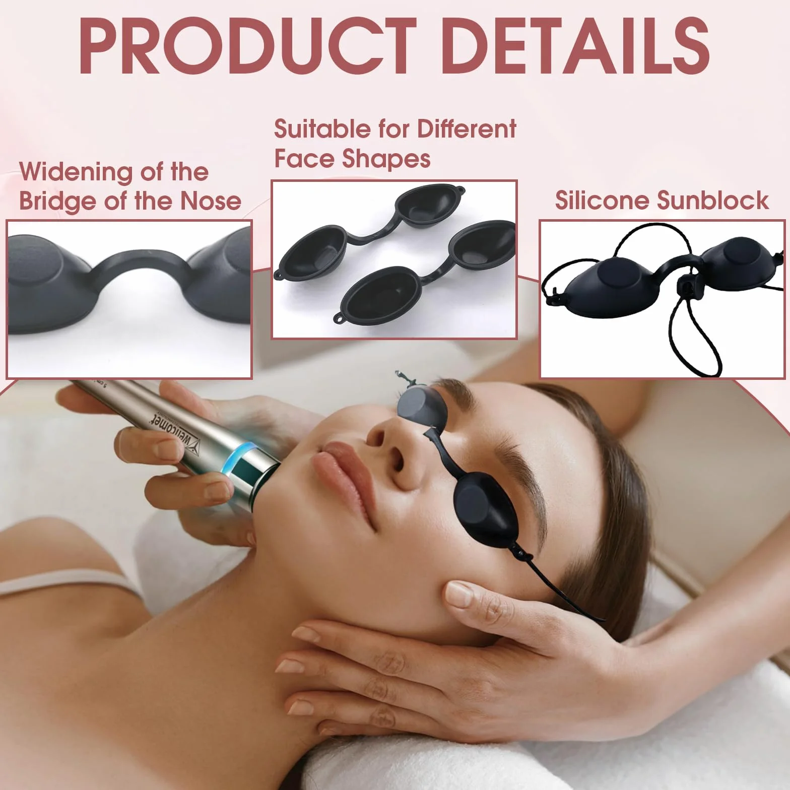 Okulary przeciwsłoneczne UV antylaserowe impulsowe regulowane do domu