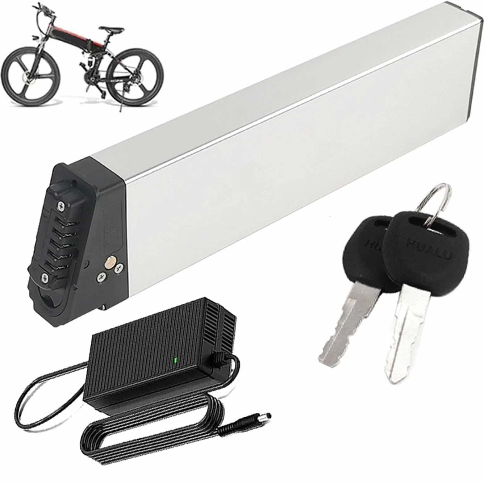 48V składany akumulator 48V 10,4AH 12,8AH 14AH akumulator litowy do zestawu konwersji silnika 500W-700W 48V akumulator litowo-jonowy z ładowarką i blokadą bezpieczeństwa