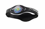 PowerBalance Silicone Wristband Power Balance bransoletka czarno-biała, rozmiar S