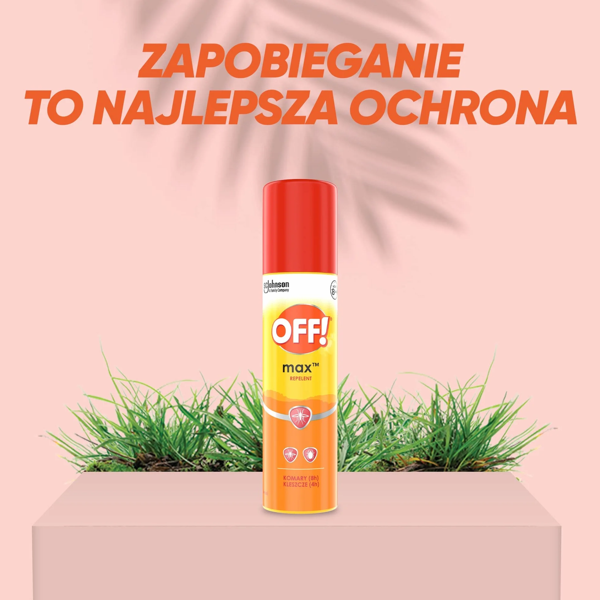 OFF! Max Spray na Komary i Kleszcze Ochrona 8h 50 ml