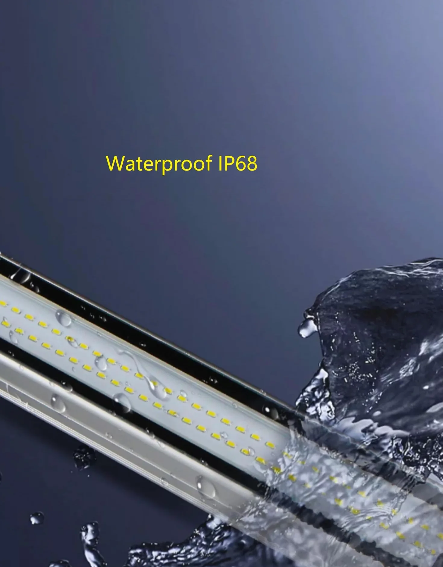 Przemysłowe/maszynowe oświetlenie LED, 6 W 24 V IP68 odporna na eksplozję lampa LED długa 280 mm / oświetlenie wewnętrzne maszyny CNC 280 mm (6 W)