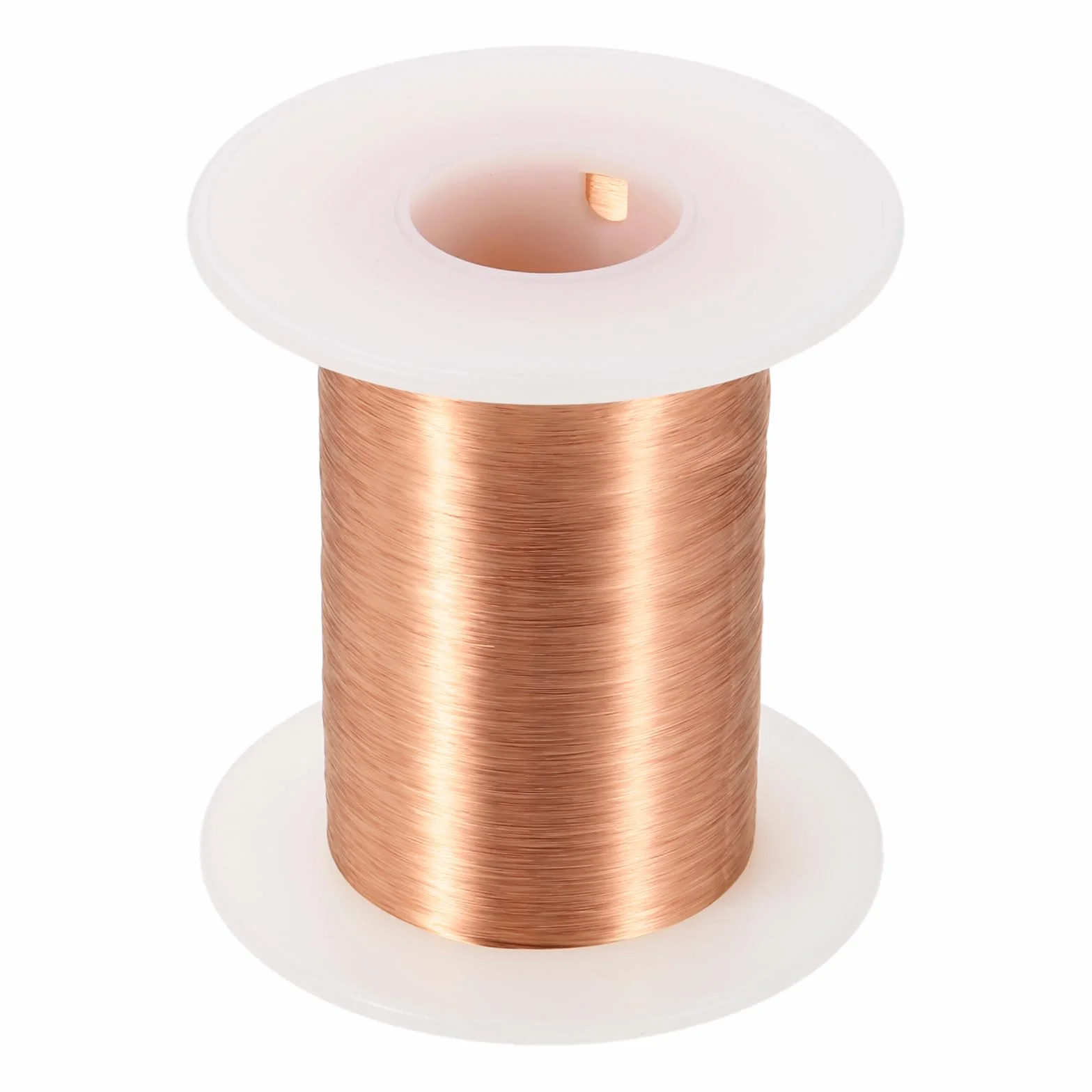 QUARKZMAN Drut Magnetyczny 42 AWG, Przewód Emaliowany Z Miedzi 42 Miarki 4 uncje Szpula Magnetyczna Dla Transformatora Silnika Elektrycznego, Klasa F 311 Fahrenheit (155 Celsjusz), Kolor Miedziowy