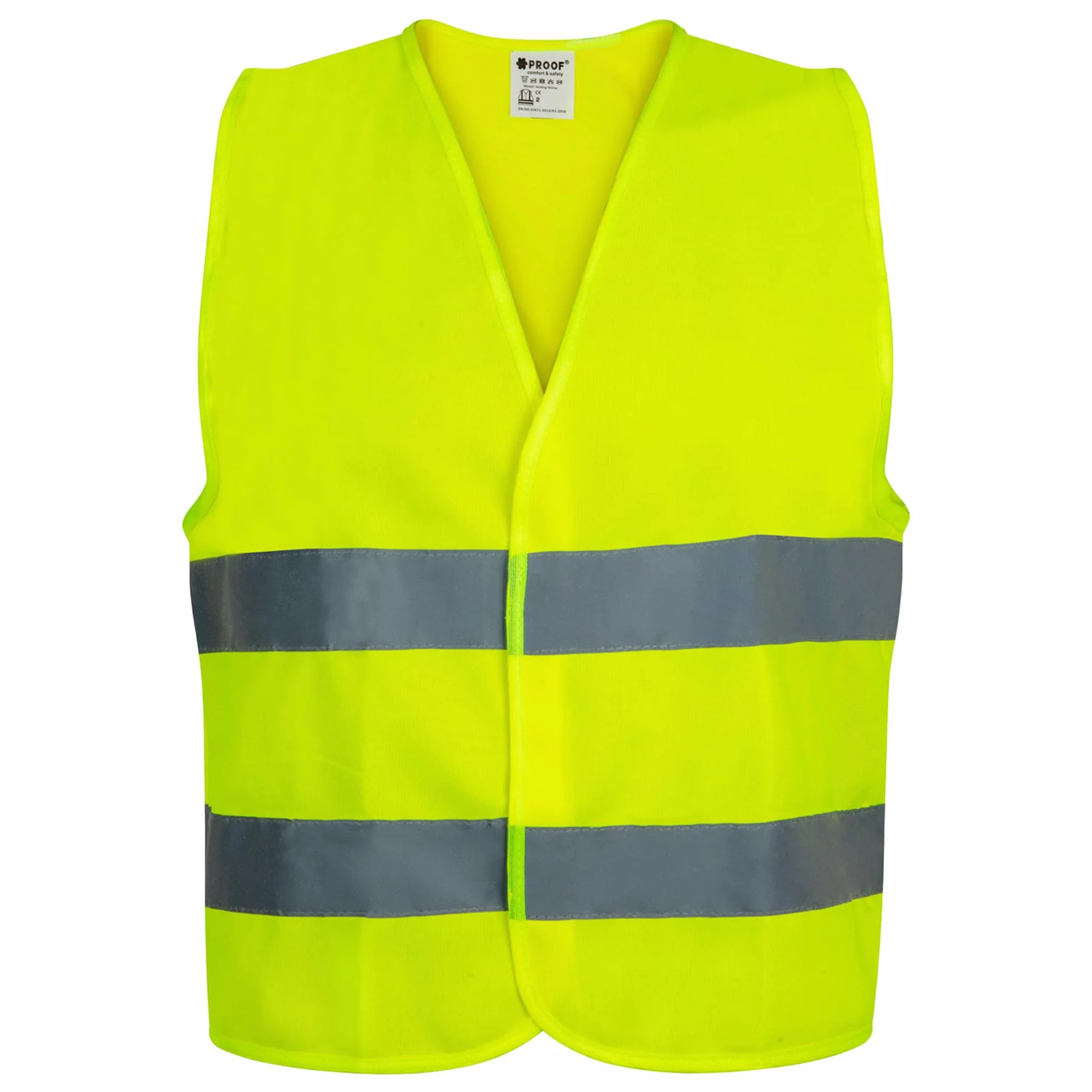 PROOF COMFORT & SAFETY Kamizelka odblaskowa, 1 szt., jasnożółty S - XXXL