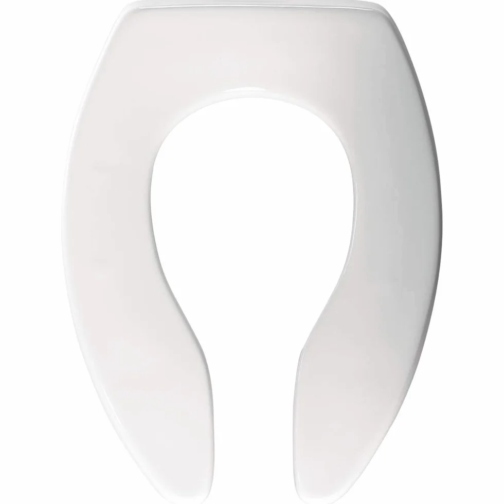 Bemis 3155SSC000 3155SSCT 000 komercyjna plastikowa podłużna deska sedesowa, biała