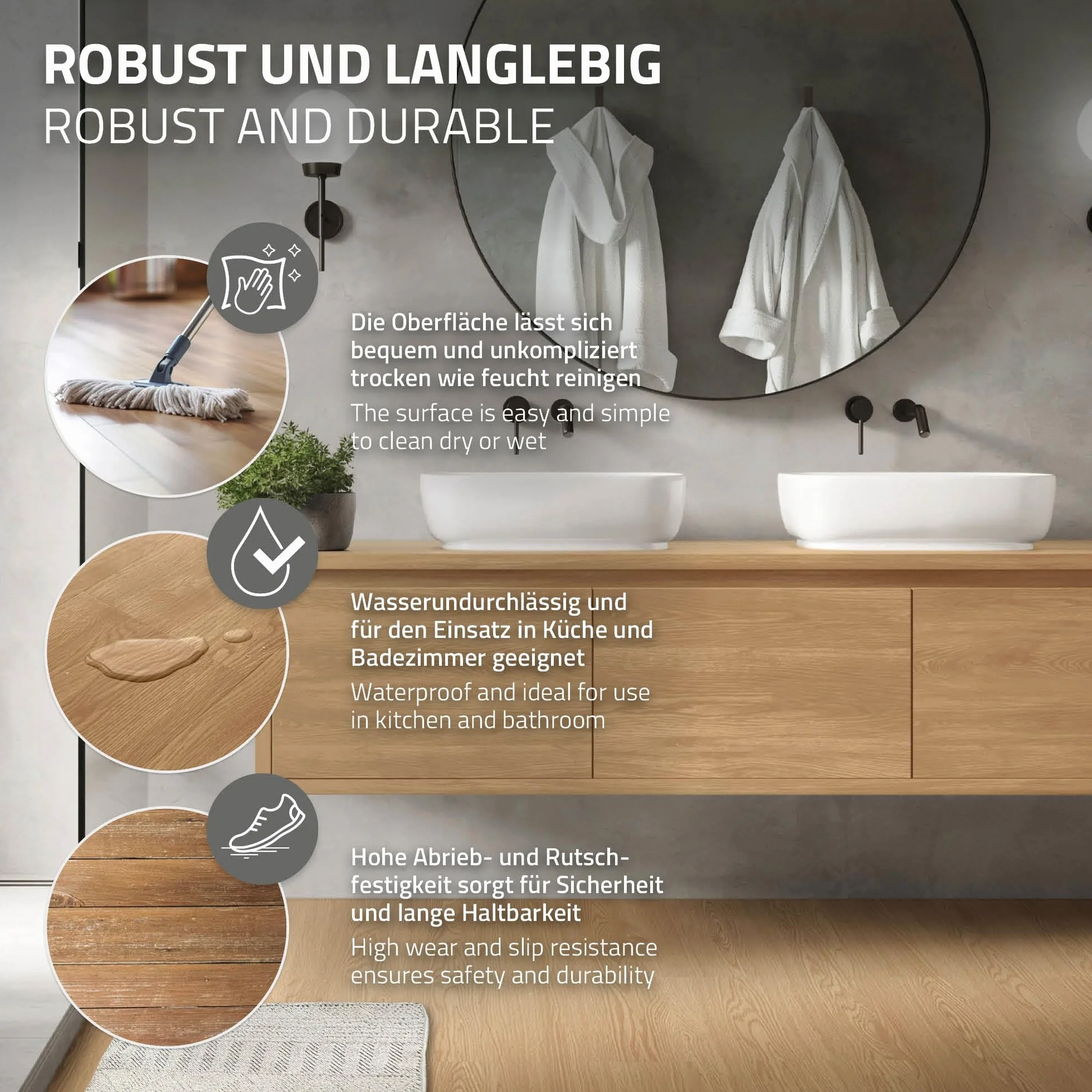 ML-Design Podloga Deluxe PVC, samoprzylepne deski winylowe, podloga winylowa, 91,5 cm x 15,3 cm x 2 mm, grubosc 2 mm, 2,23 m² / 16 desek, dab Sundance, wyglad drewna