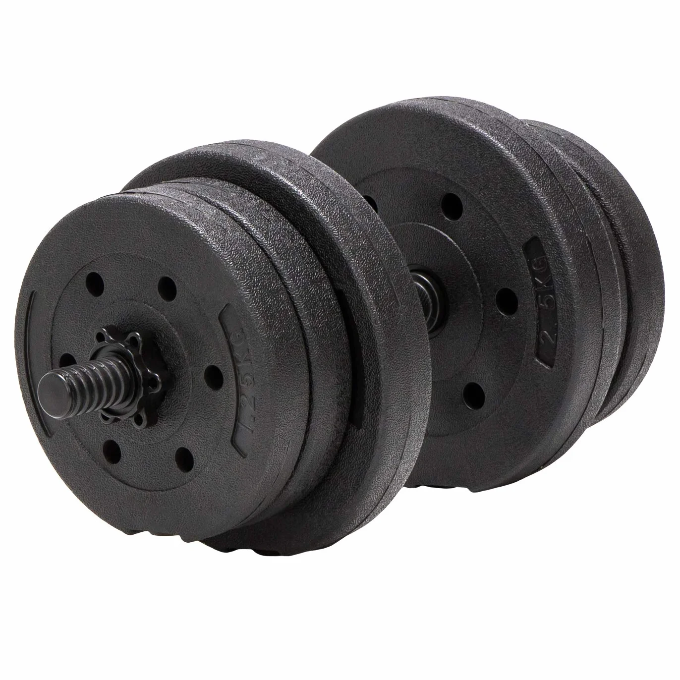 Hantle treningowe bitumiczne AbarQs (2x10kg)