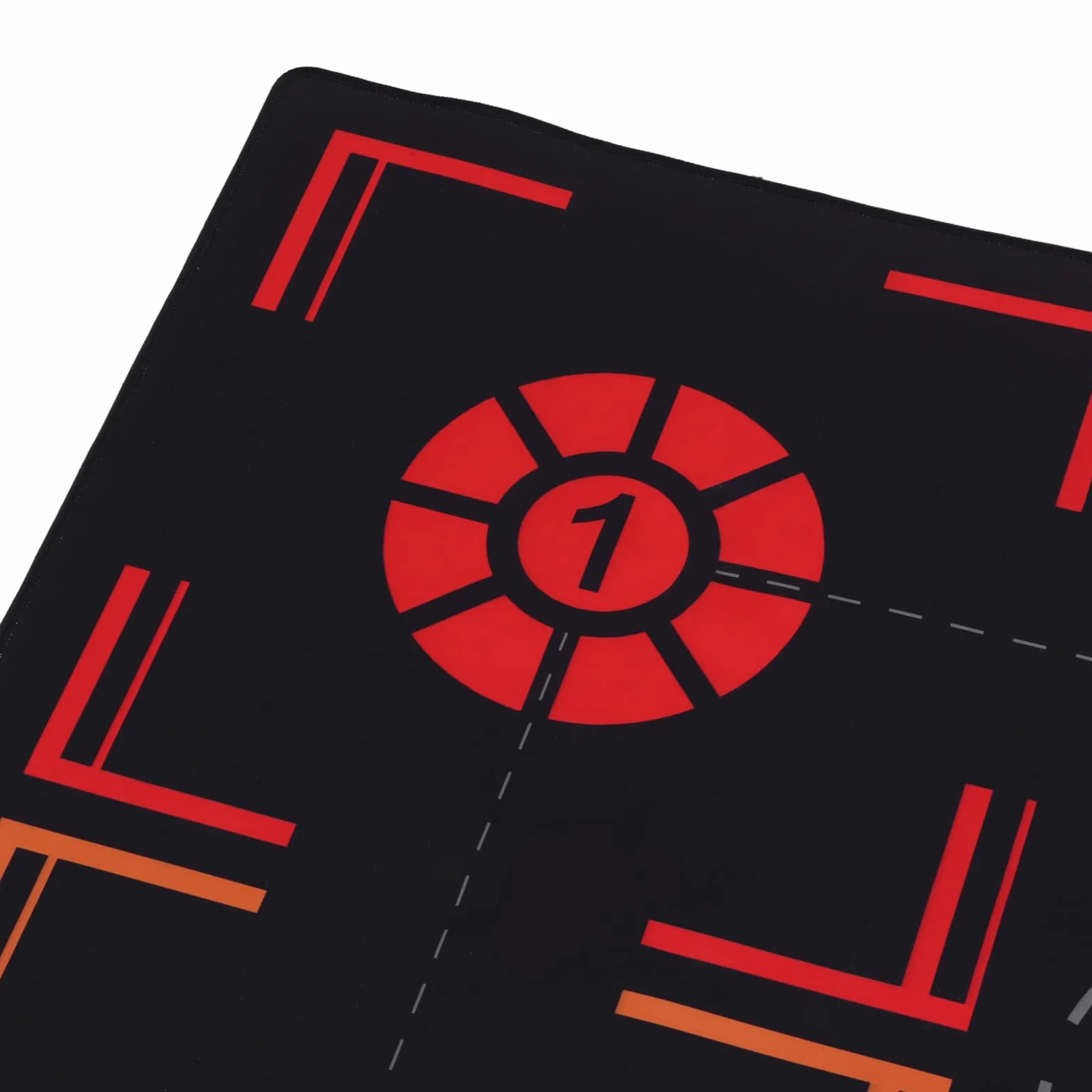 Koszykówka Footstep Mat, 2mm Składany Basketball Training Mat Dribble Cichy Sport Pomocniczy Props Gumowy System Szkolenia Koszykówki dla Dzieci Młodzieży, Czarny