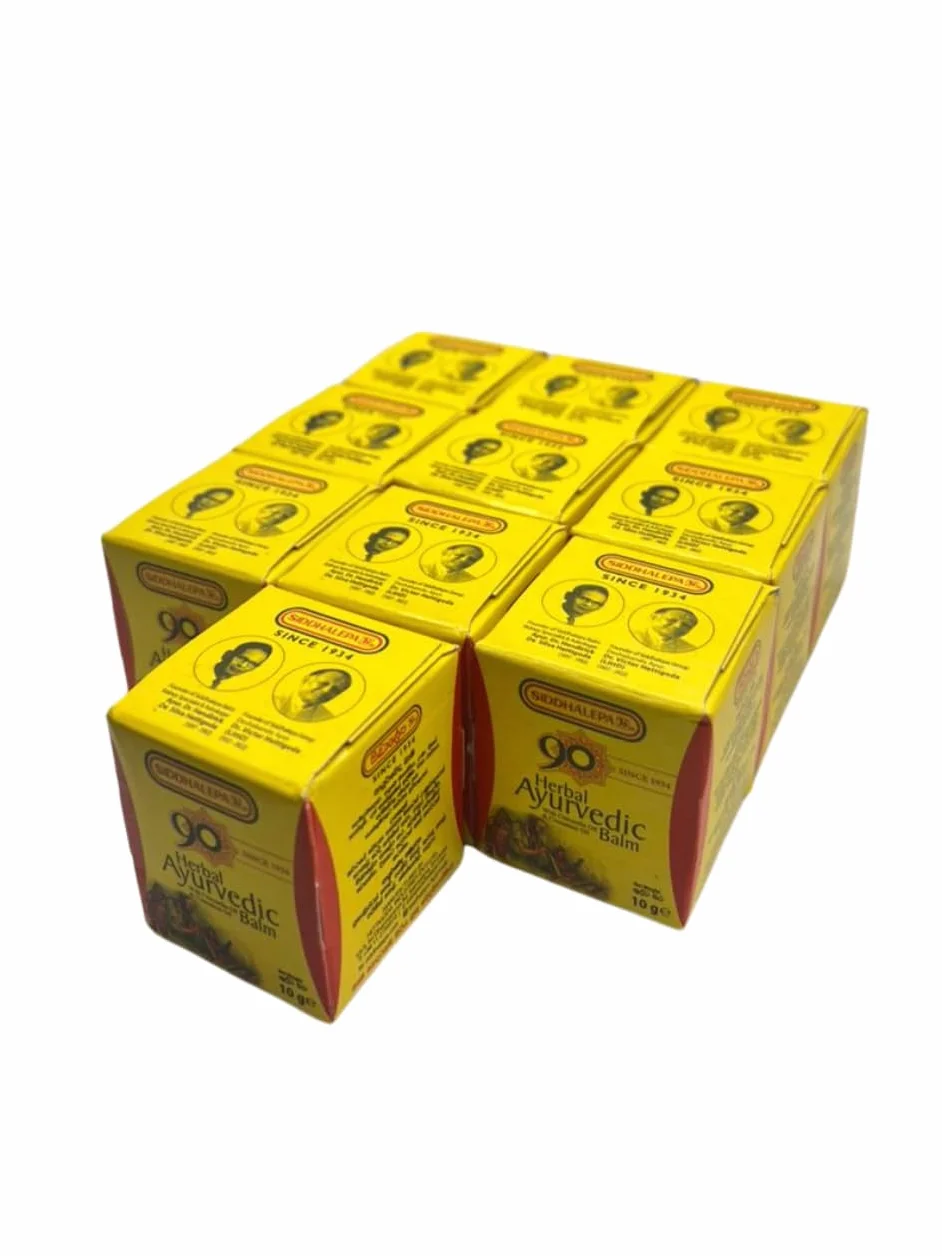 Siddhalepa Ayurvedic ziołowy balsam (10 g x 10 szt.)