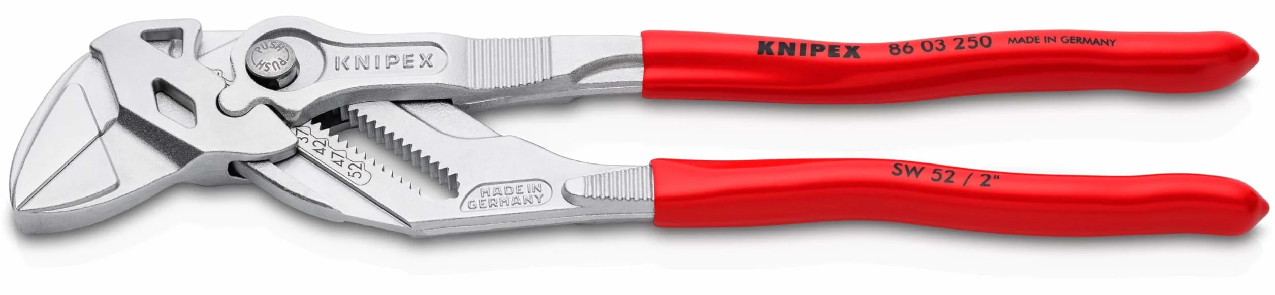 KNIPEX Szczypce-klucz 250 mm chromowany z tworzywa sztucznego 86 03 250