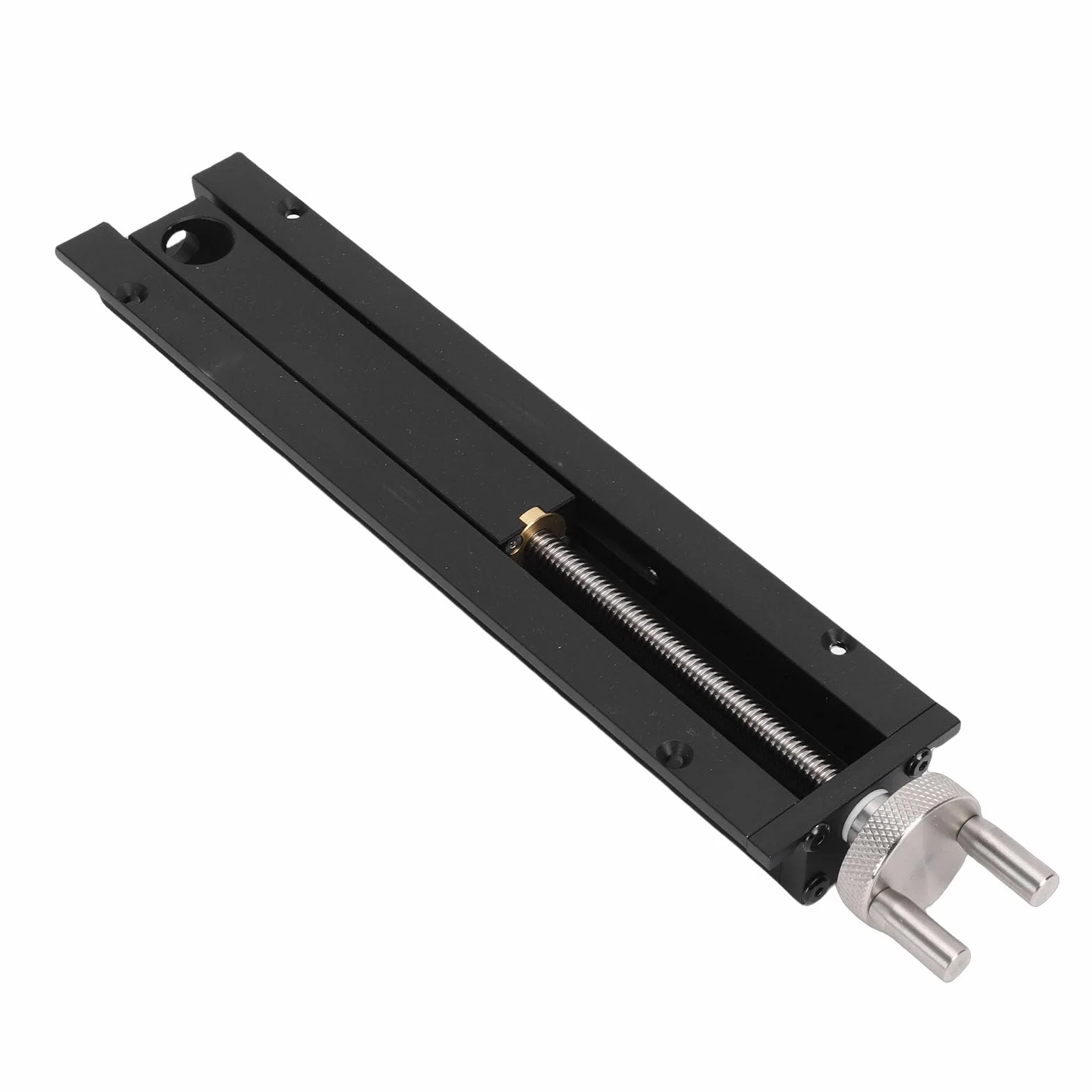 Generic Imadło Końcowe Stołu do Obróbki Drewna Solidny Zacisk Szybkozłączny ze Stopu Aluminium dla Entuzjastów Rzemiosła Profesjonalni Inżynierowie Skok 0-110 Mm Otwór Stołowy 20 Mm