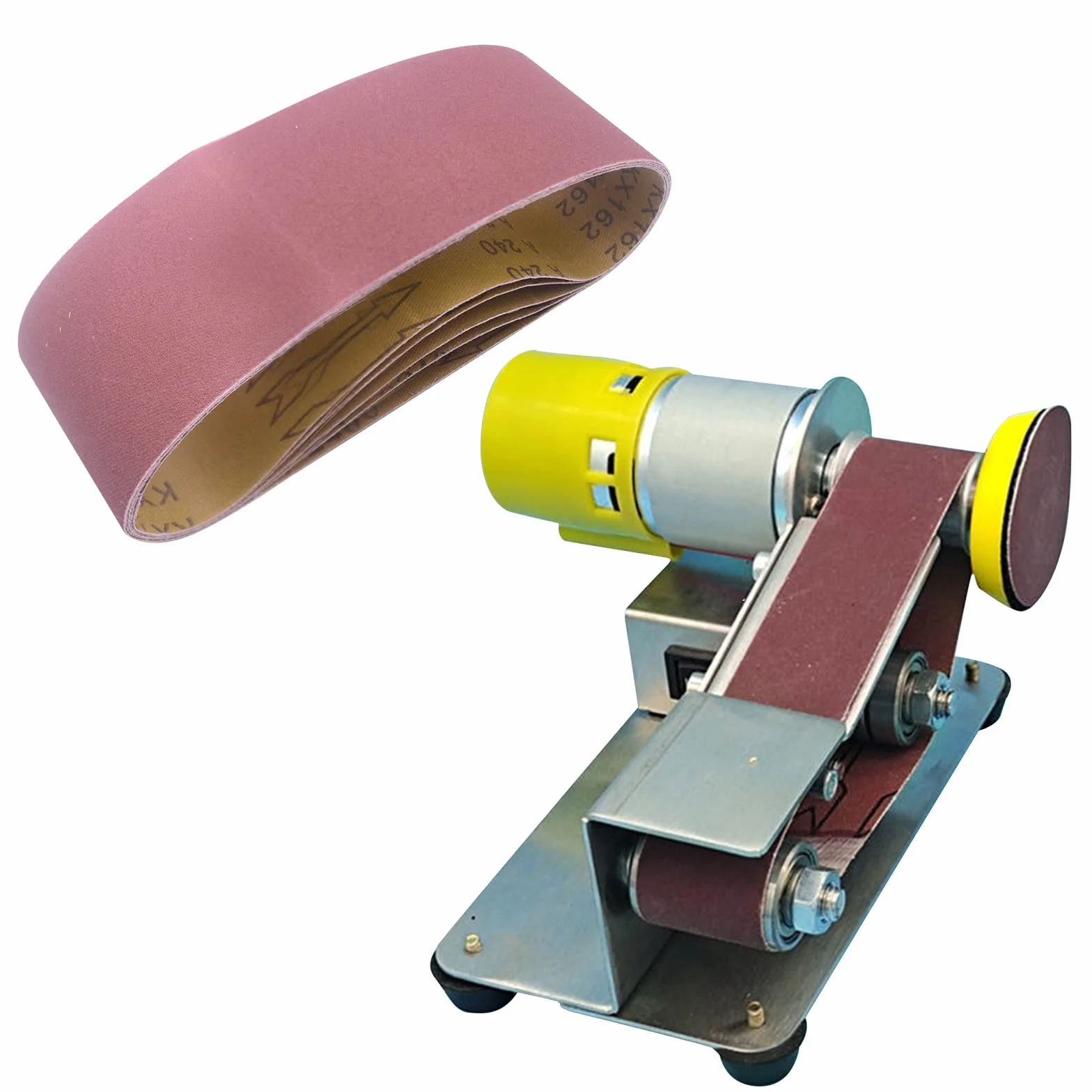 papier ścierny taśmy polerskie podkładki szlifierskie Taśmy szlifierskie z tlenku glinu, 25 szt. Taśma szlifierska 13 mm x 457 mm 40//80/120/180/320 Różne ziarna Taśma szlifierska do szlifierki taśmow