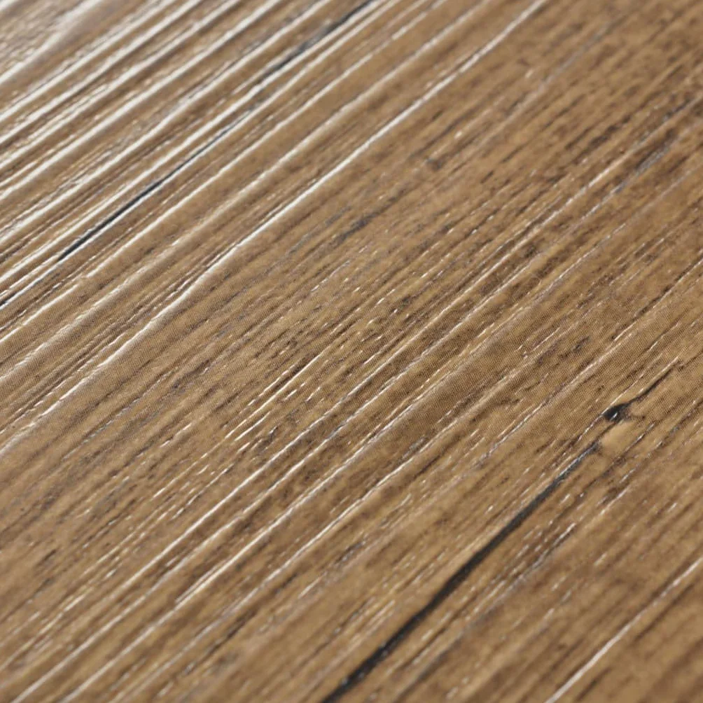 vidaXL Samoprzylepne panele podłogowe z PVC, 5,21 m², 2 mm, orzech