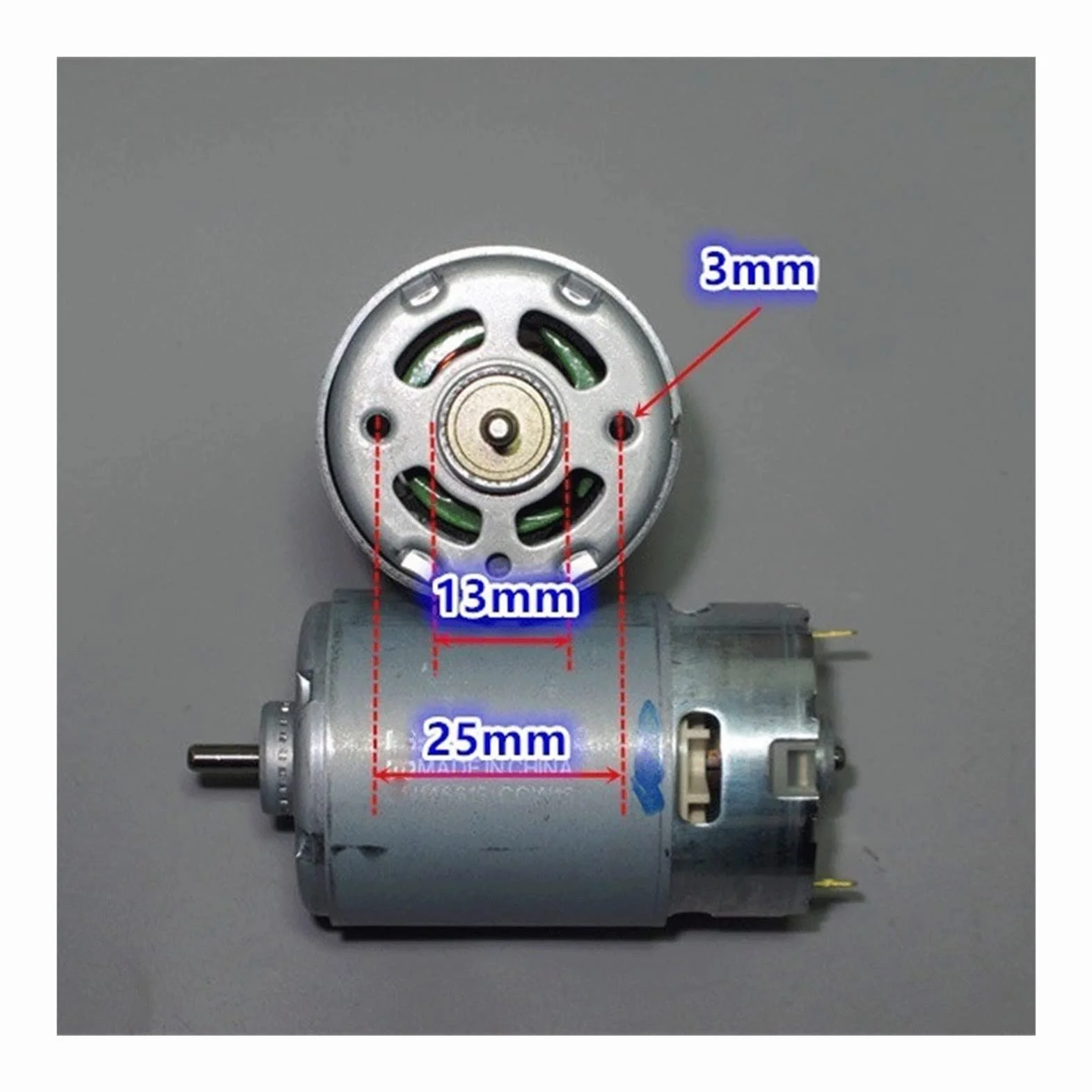 Model bezprzewodowy RS-550VC-7527 silnik wiertarki ręcznej DIY piła silnik narzędzia elektryczne silnik 550 DC silnik 5-14 V silnik o dużej prędkości rollplay ręcznie robiony