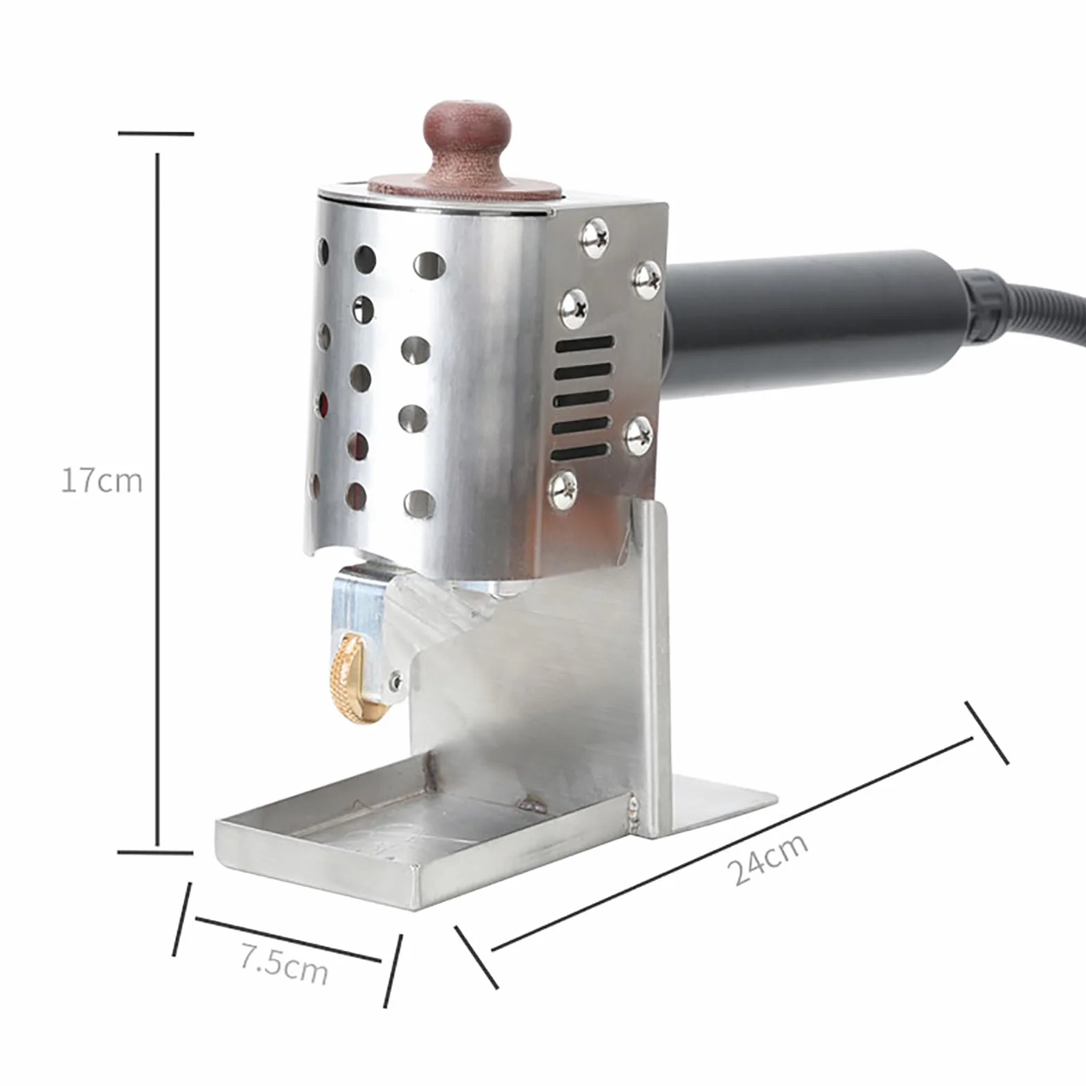 Pistolet do klejenia na gorąco, cyfrowy wyświetlacz 50-300℃ regulowany, pojemność 50 ml, dysza 8 mm, wysokowydajny przemysłowy aplikator kleju do majsterkowania