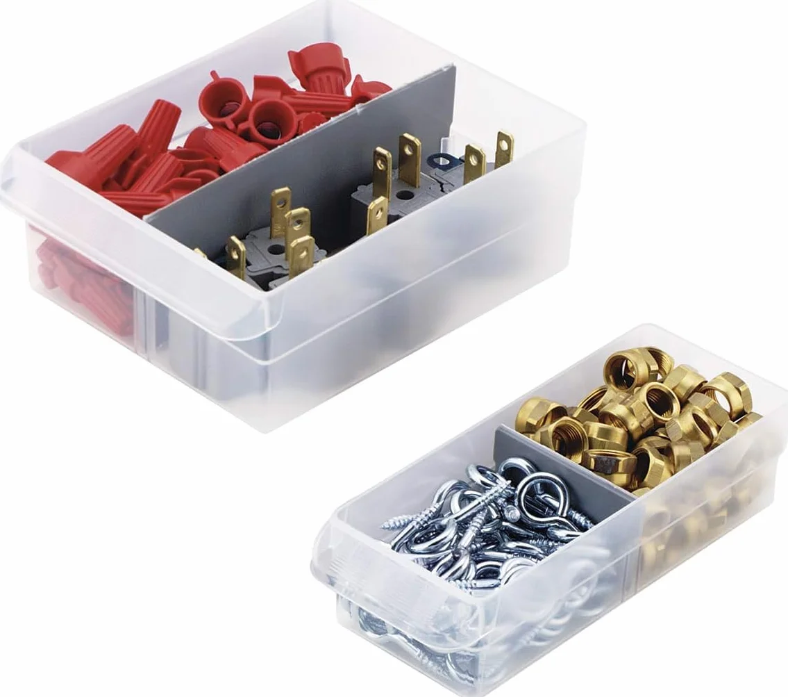 Akro-Mils 10126 26-szufladowa plastikowa szafka do przechowywania szuflad do organizacji garażu, przechowywania Lego, skrzynki narzędziowej dla nauczycieli, organizer do makijażu i innych, 50 cm szer.