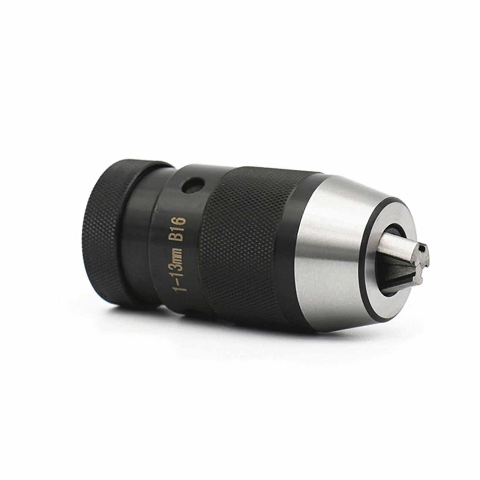 Uchwyt wiertarski Keyless samozaciskowy B12 B16 B18 B22 JT6 tokarka stożek Morse'a elektryczny trzpień tulejowy przewijania wiertarka CNC (Color : B10(0.5-6MM))
