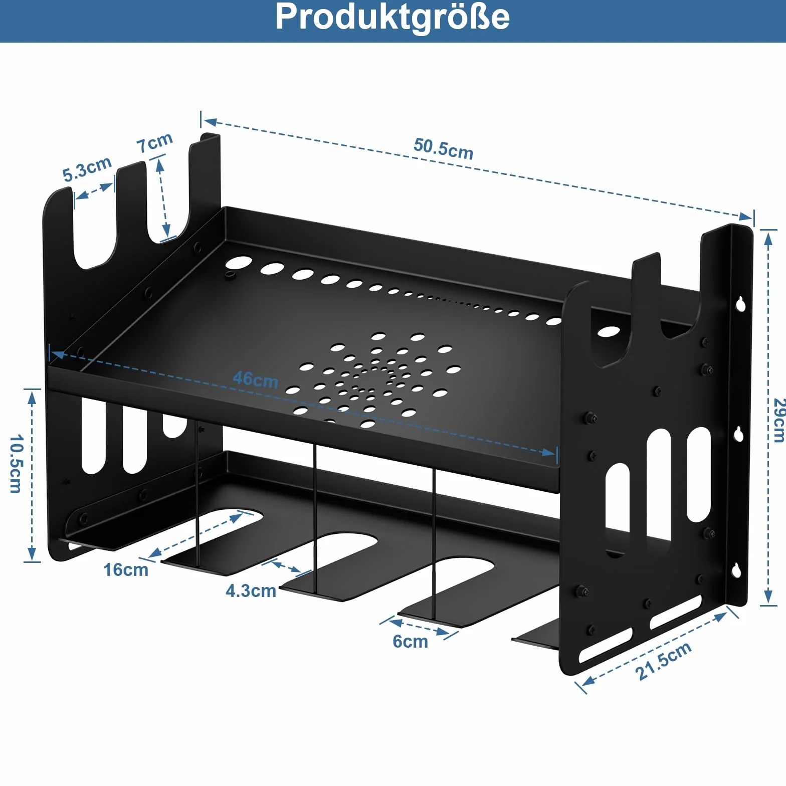 Uchwyt na narzędzia do Makita DC18SF/DC18RC 18V / 14,4 V baterie do stojaka na narzędzia (czarny)