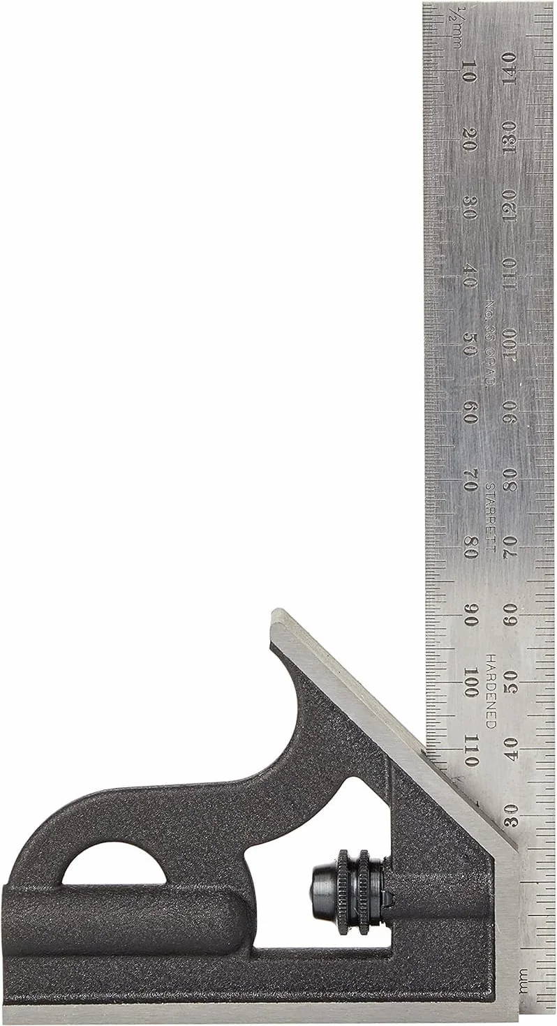 Starrett 10MH-150 Kątownik, Szary, 150mm
