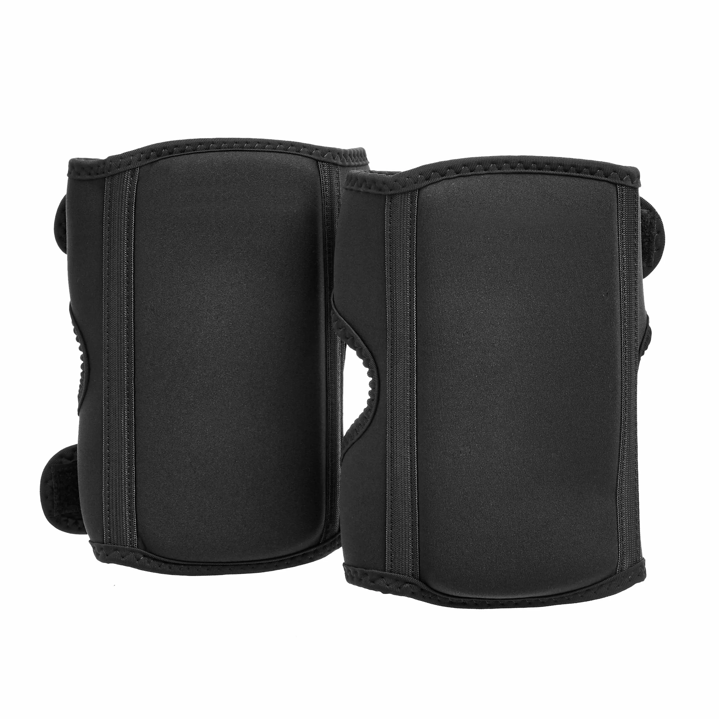 Amazon Basics wygodne nakolanniki do pracy nad/pod kolanami z regulowaną ochroną, 21,6 cm, jeden rozmiar, 1 para, 2 sztuki, kolor czarne