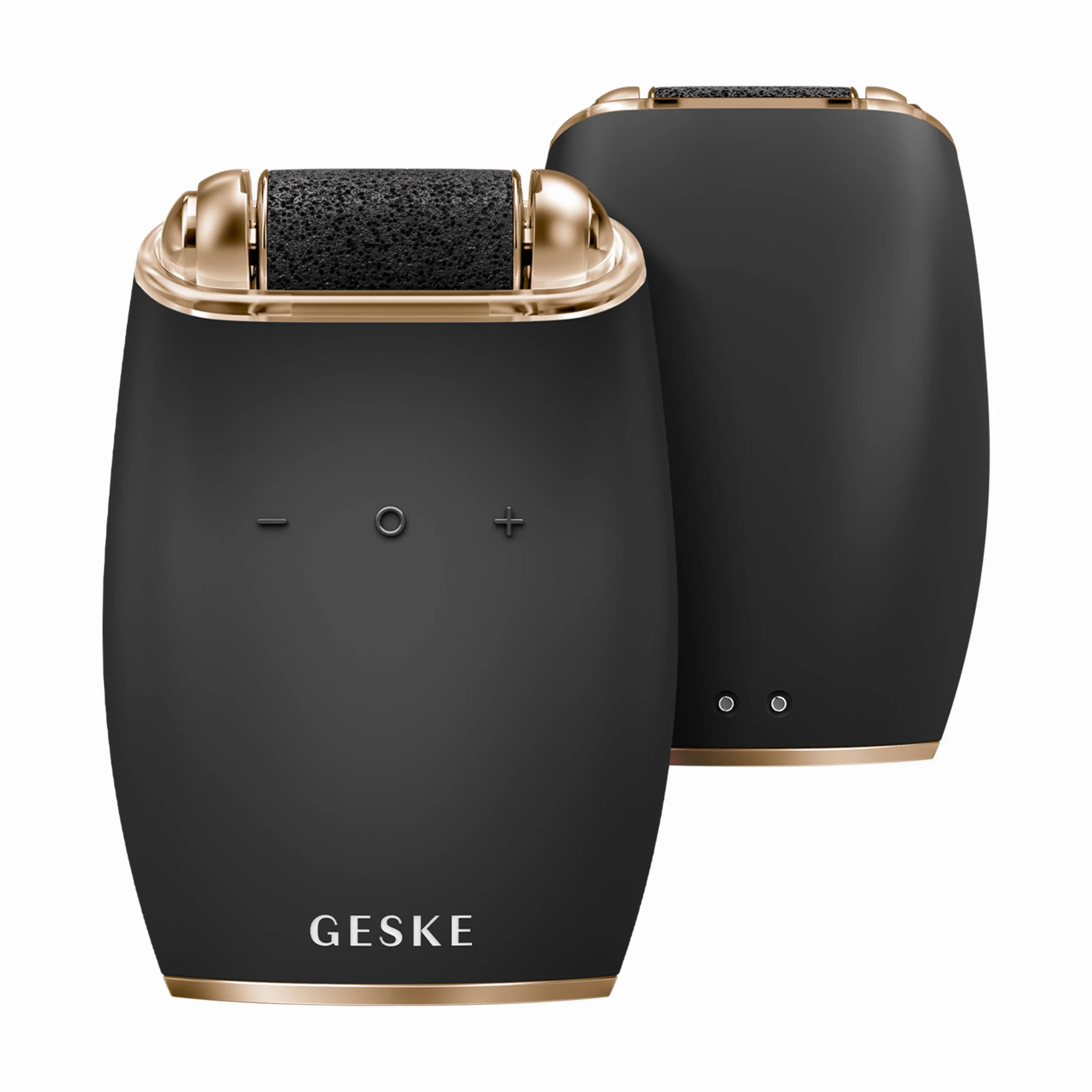 GESKE Electric Pumice Foot Smoothing Roller | 7 in 1 | Elektryczny pilnik do stóp i eksfoliator | Trwały pumeks | Dla gładkich stóp | Zaawansowane usuwanie zrogowaceń | Idealny do zestawu pedicure