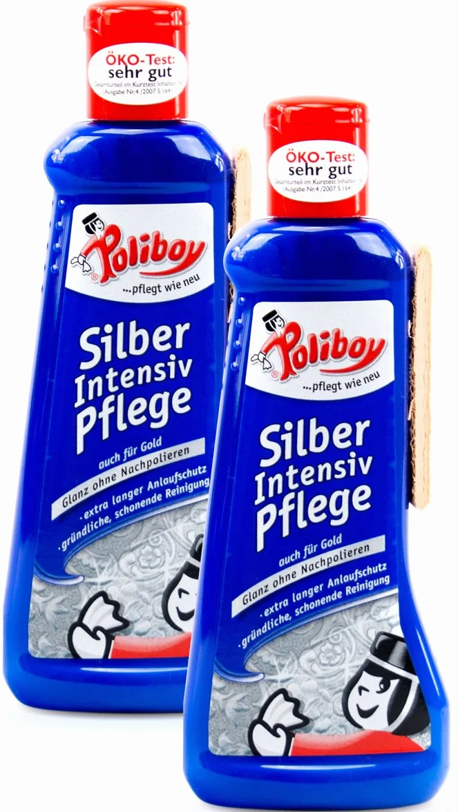 Poliboy Silver intensywna pielęgnacja z gąbką do pęcznienia 2 x 200 ml