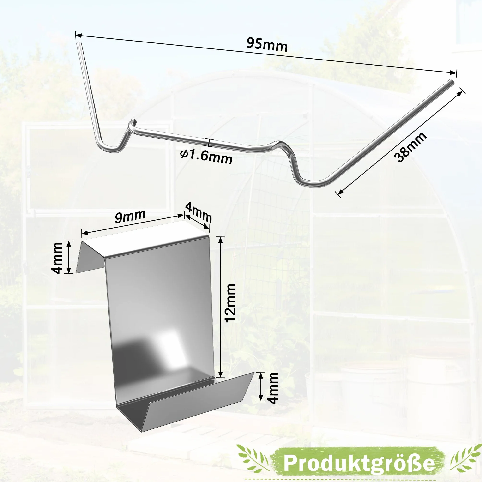 YRHome Płyty komorowe poliwęglanowe, odporne na promieniowanie UV, podwójne płyty komorowe, 605 x 1210 x 4 mm, płyty komorowe do szklarni, z 50 klamrami i 50 klipsami Z