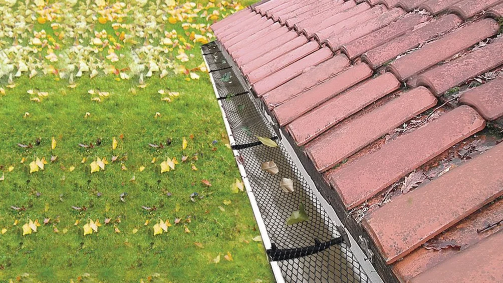 Greengeers 95331 rynny dachowe z siatki 10 haczyków 6 m x 150 mm