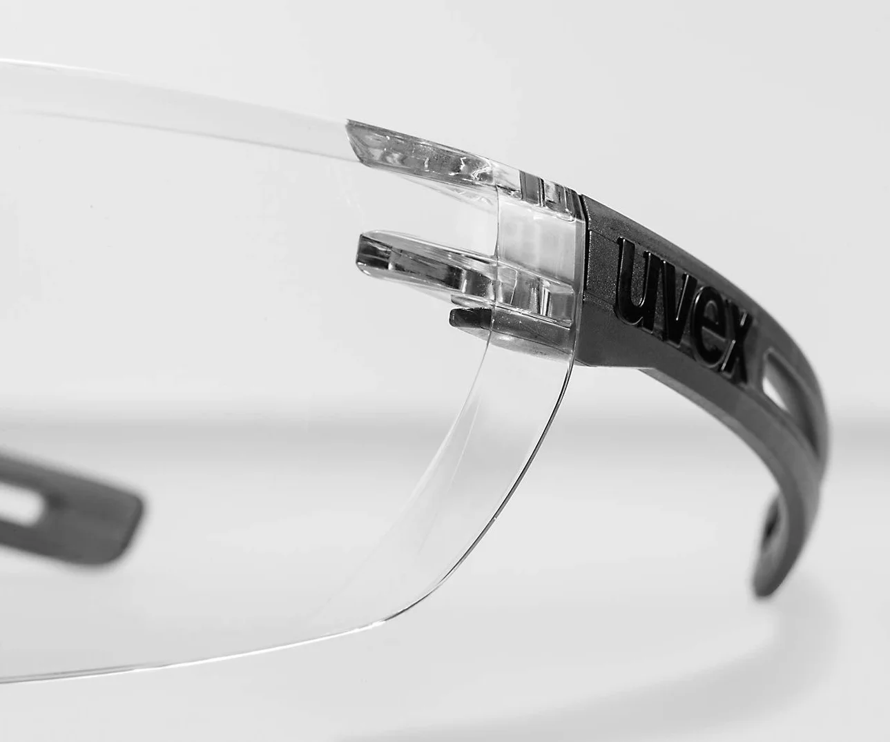 uvex x-fit okulary ochronne 9199 – odporne na zarysowania i zaparowanie, 100% ochrona UV 400 – okulary ochronne z powłoką – okulary robocze odporne na działanie środków chemicznych