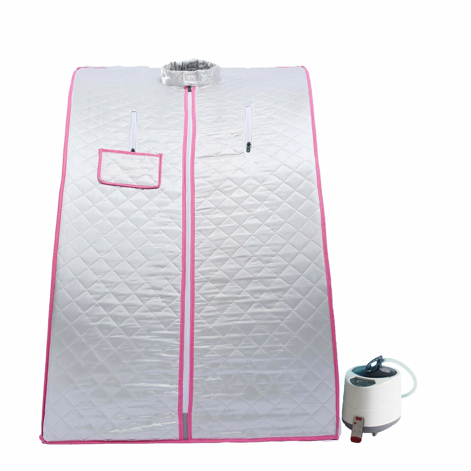Lekka przenośna sauna parowa ozonowa na sprzedaż Relaks w domu 220V 4L 2000W Srebro