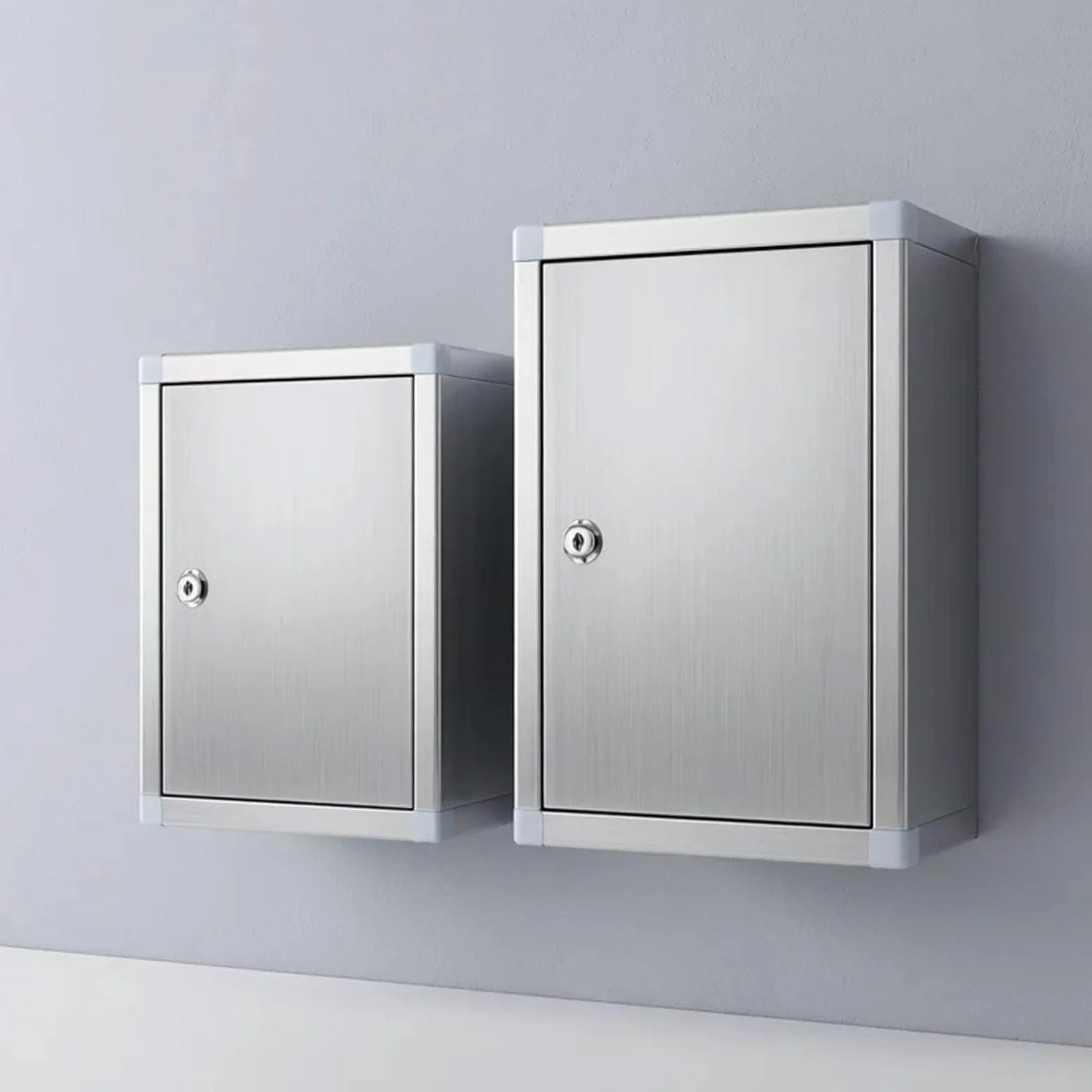 Metalowa skrzynia narzędziowa do montażu na ścianie, organizer ze stali nierdzewnej do warsztatu, kuchni, garażu, trwały i stylowy design, oszczędność miejsca na narzędzia i materiały eksploatacyjne