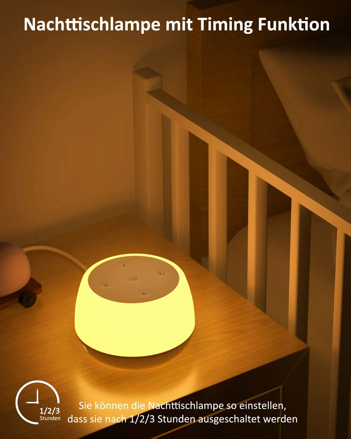 Lampka nocna LED z funkcją ładowania USB-C 20 W Fast Charger, dotykowa, ściemniana, trybem zmiany kolorów RGB i timerem, lampka stołowa z funkcją ładowania do pokoju dziecięcego, sypialni i salonu