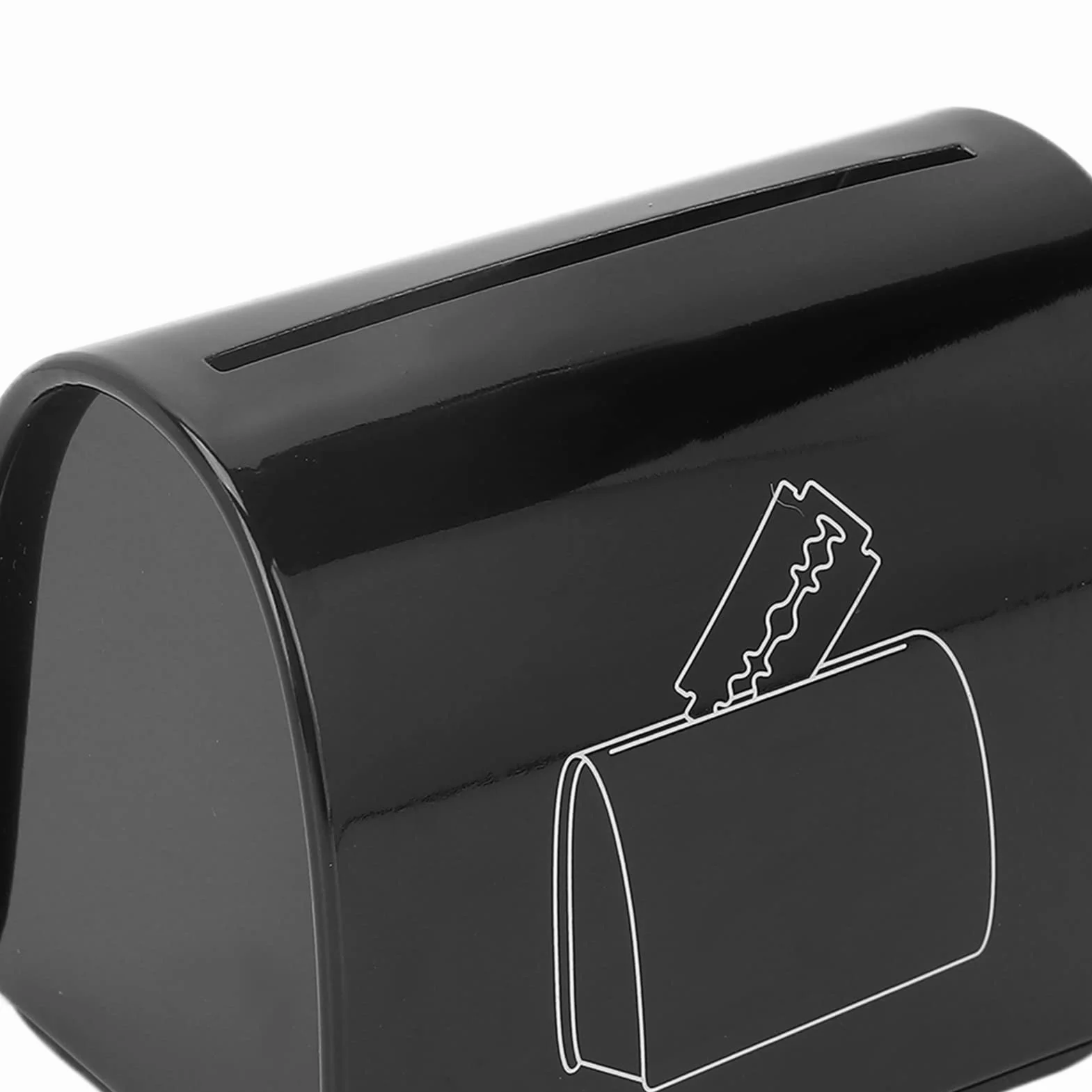 Pojemnik na Ostrza, Kompaktowe żelazko Nadające się do Recyklingu Kompaktowy Pojemnik na Zużyte żyletki