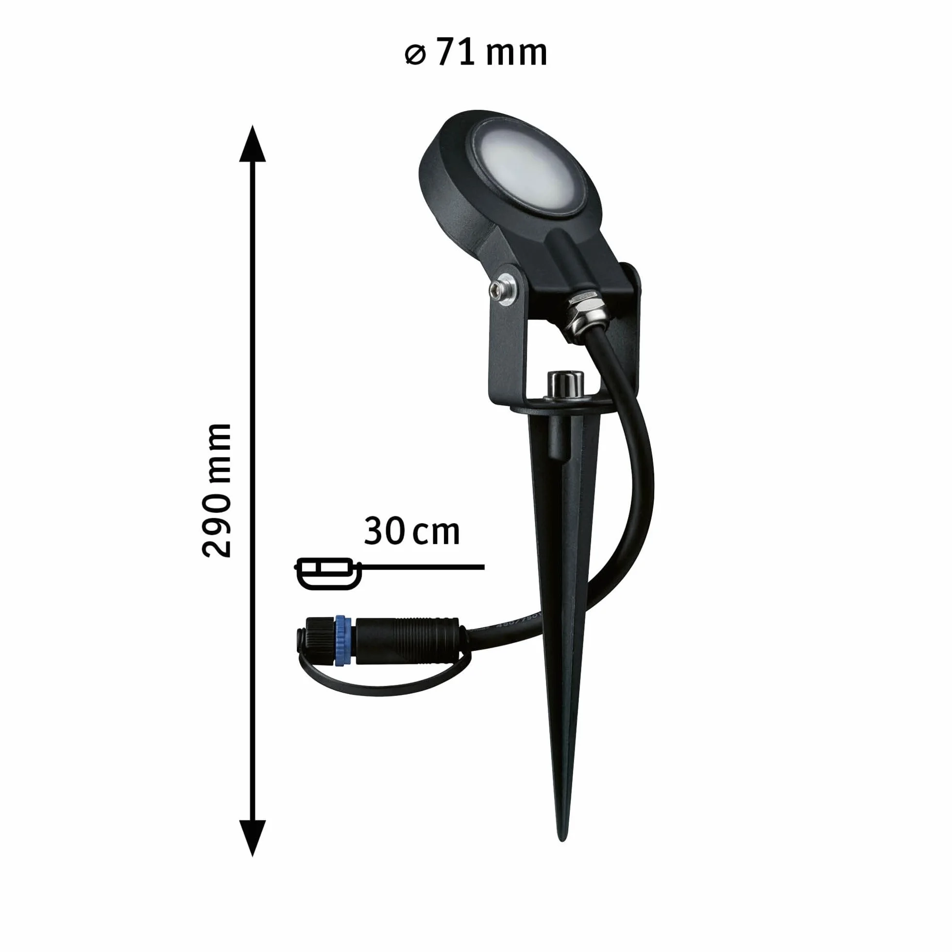 Paulmann Sting reflektor ogrodowy LED IP67 2200K 6,3W Antracyt
