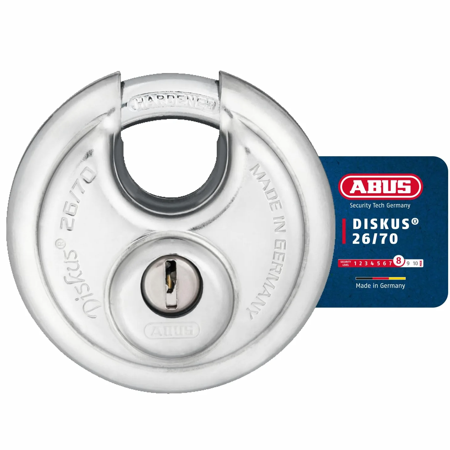 ABUS 12790 kłódka z kłódką hartowanej stali