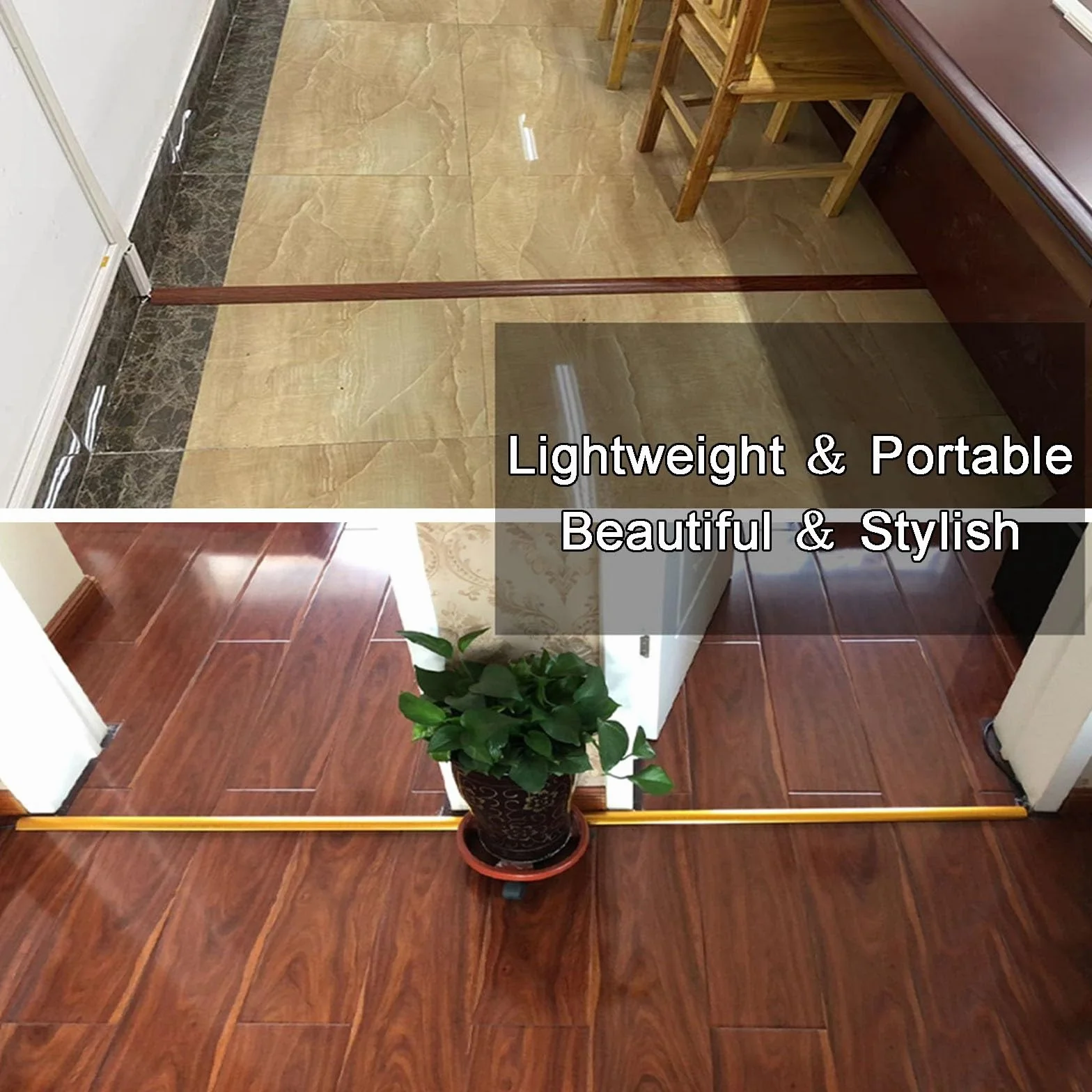 Metalowa Osłona Kabli 100cm Długie Mocne Samoprzylepne Osłony Kabli Podłogowych do Biur Domów Magazynów Dziedzińców(Yellow,50 * 14mm/1.96 * 0.55in)