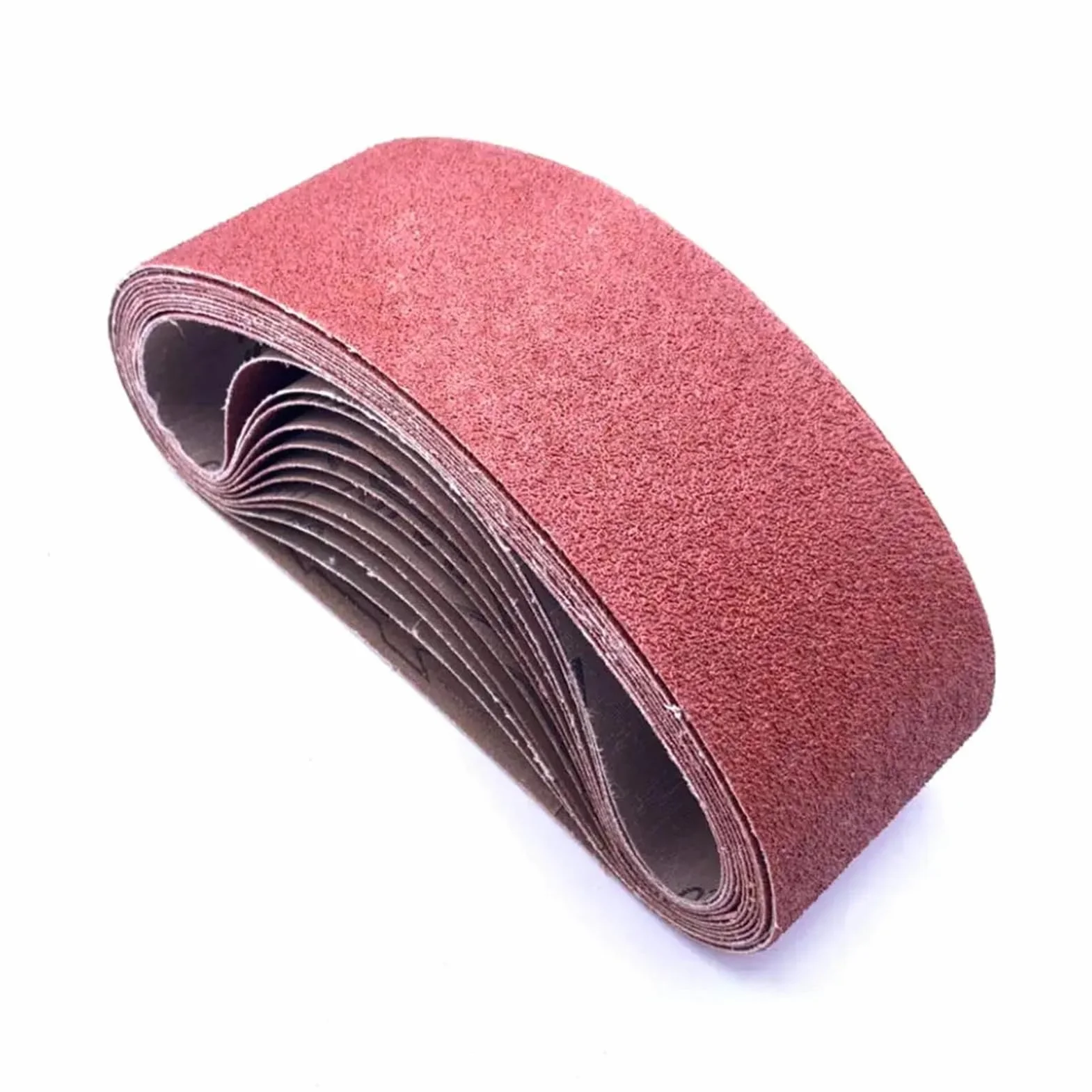 15 szt. 3 x 21-calowe paski ścierne do szlifierki taśmowej – papier ścierny najwyższej jakości do drewna, metalu i polerowania farby(120Grit)