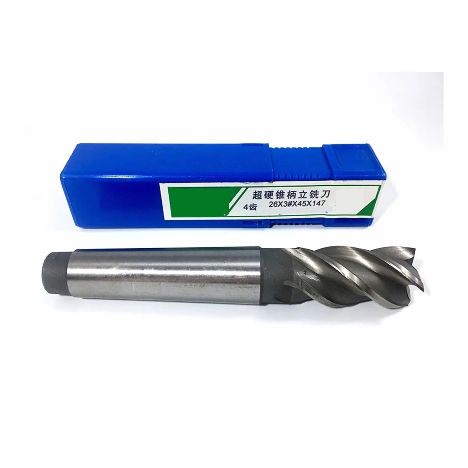 Frez trzpieniowy ze stożkiem Morse'a 12 mm ~ 40 mm Frez 2# 3# 4# MT3 Narzędzie CNC(4 Flutes,24x3Nx45x147)