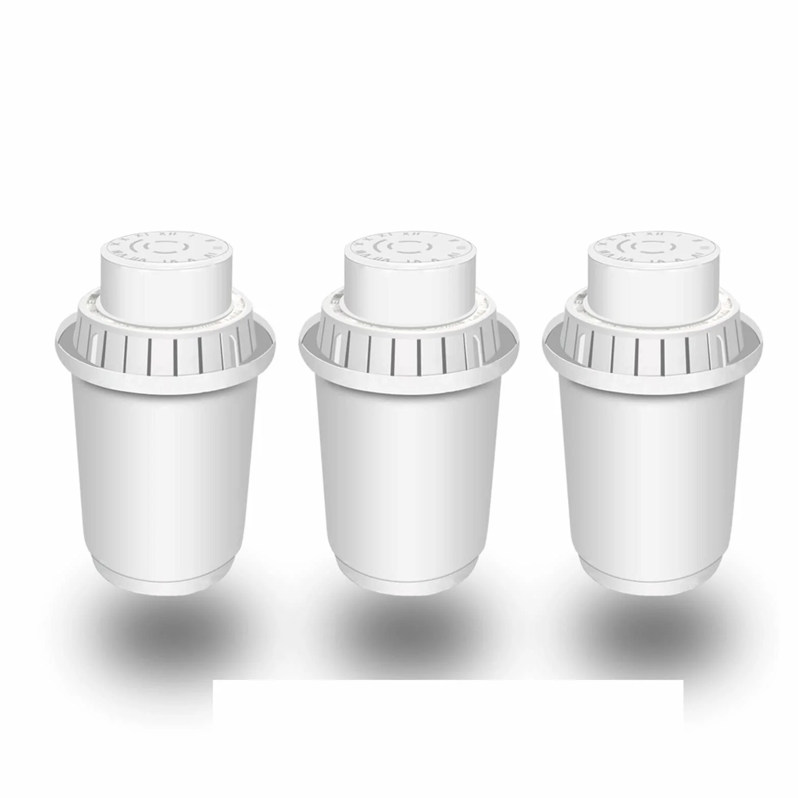 Filtr Wody, 3,5 l alkaliczna woda mineralna dzbanek z filtrem jonizator — filtry o długiej żywotności 400 l — system filtracji oczyszczacza — alkalizator pH(3 x Replace Filter)