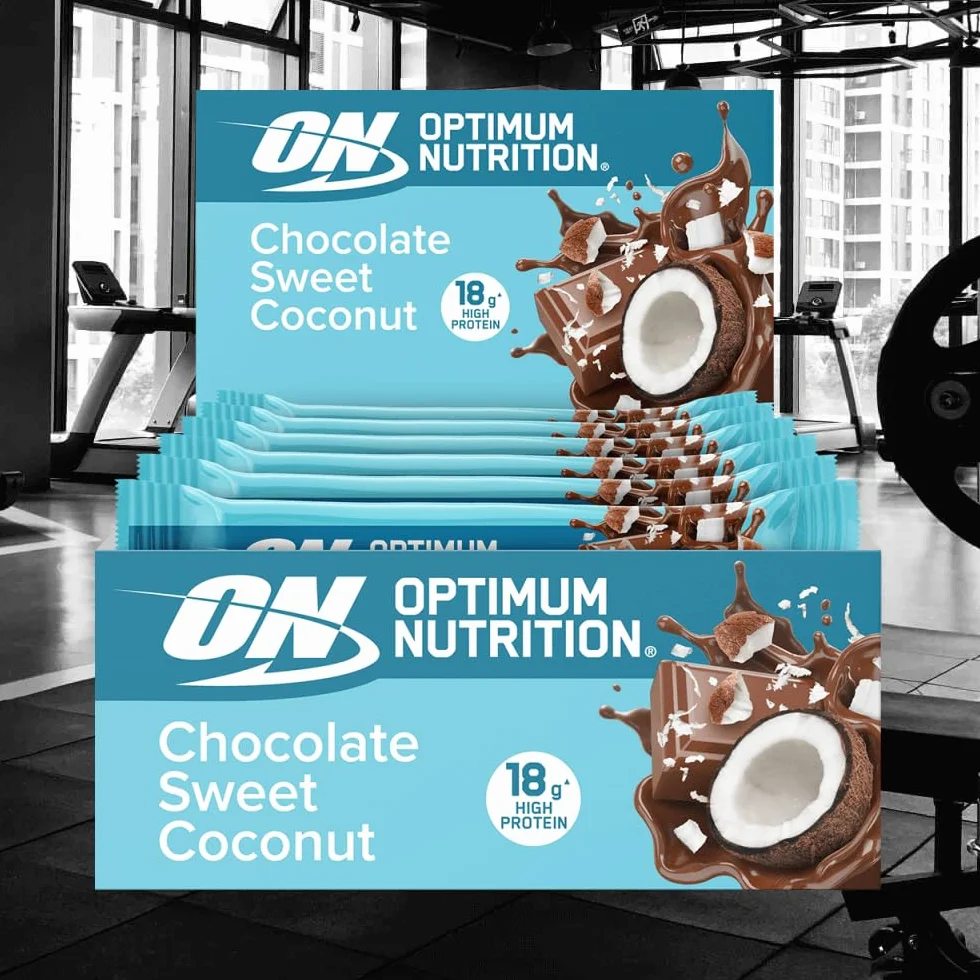 Optimum Nutrition Coconut Protein Bar (12x59g) Chocolate Sweet Coconut
