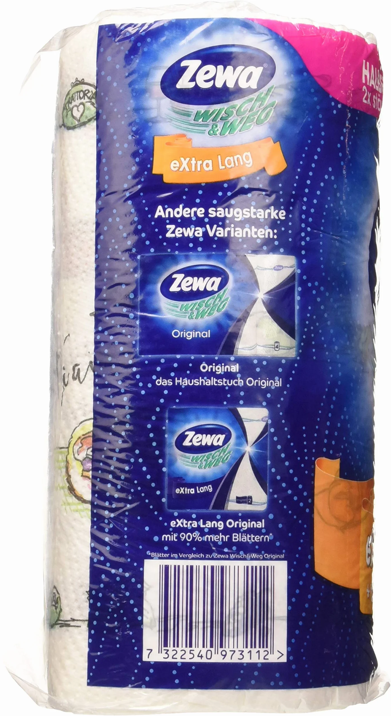 ZEWA eXtra Lang Design 2x72
