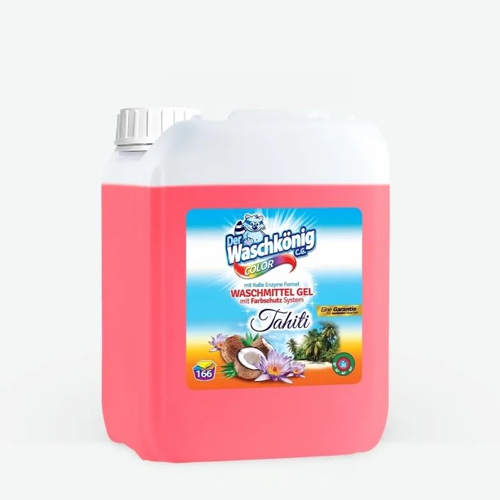 Waschkonig Żel do Prania Kolor Perfumowany Zapach Tahiti 5l 166 prań