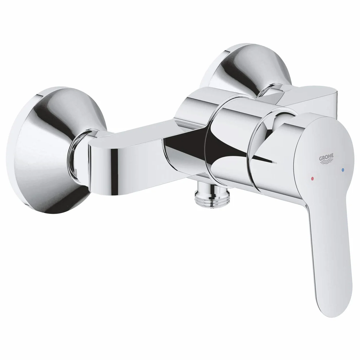 GROHE | Bateria łazienkowa — jednouchwytowa bateria prysznicowa, zintegrowany zawór zwrotny | Chrome | 23333000