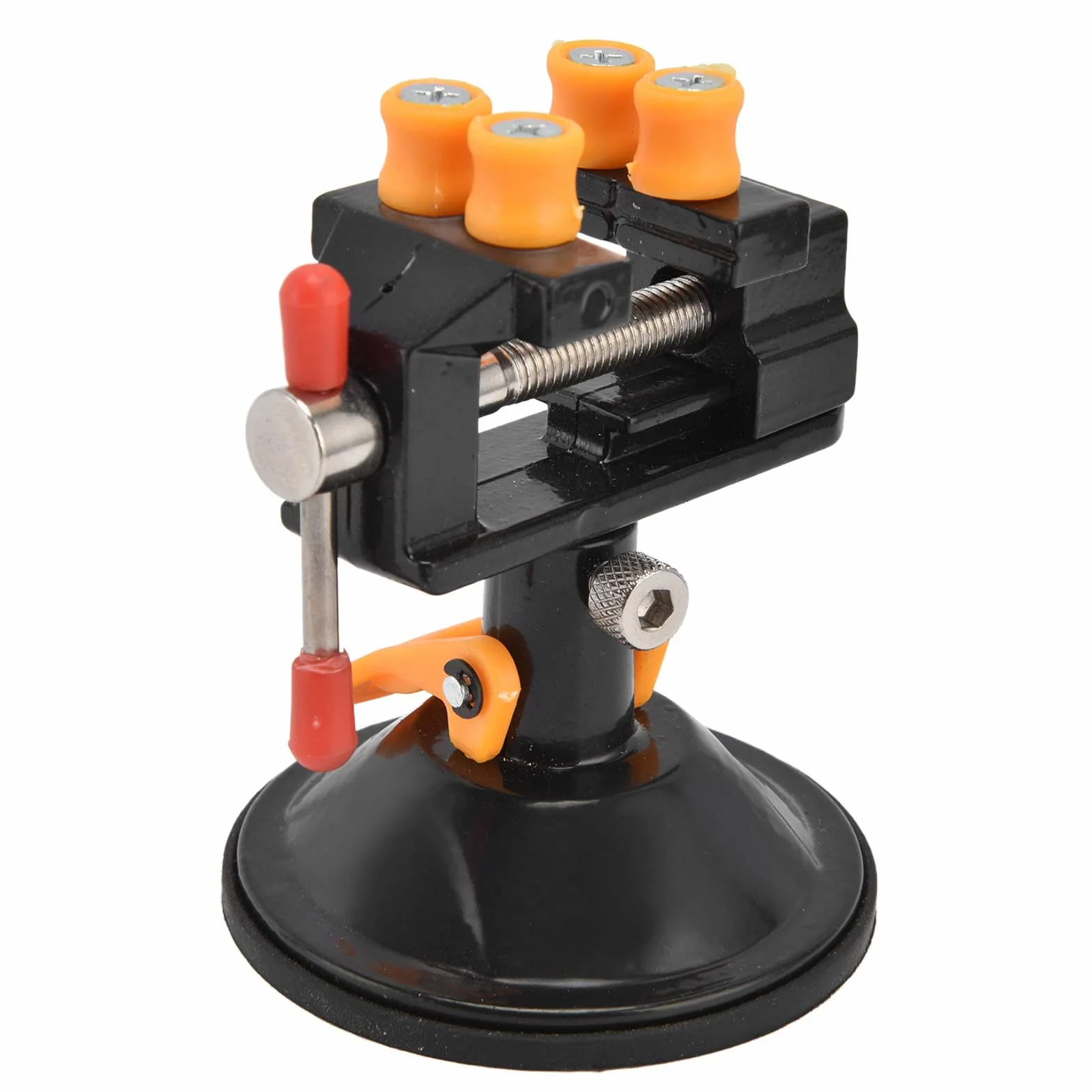 Wiertarka Vise Vise Stół Vise Mini Vice Wiertarka Prasa Zacisk Biżuteria Zacisk, 360 Stopni Uniwersalna Ławka Obrotowa Vise Zacisk Okrągły Dolny Przyssawka Workbench 0-2.5cm