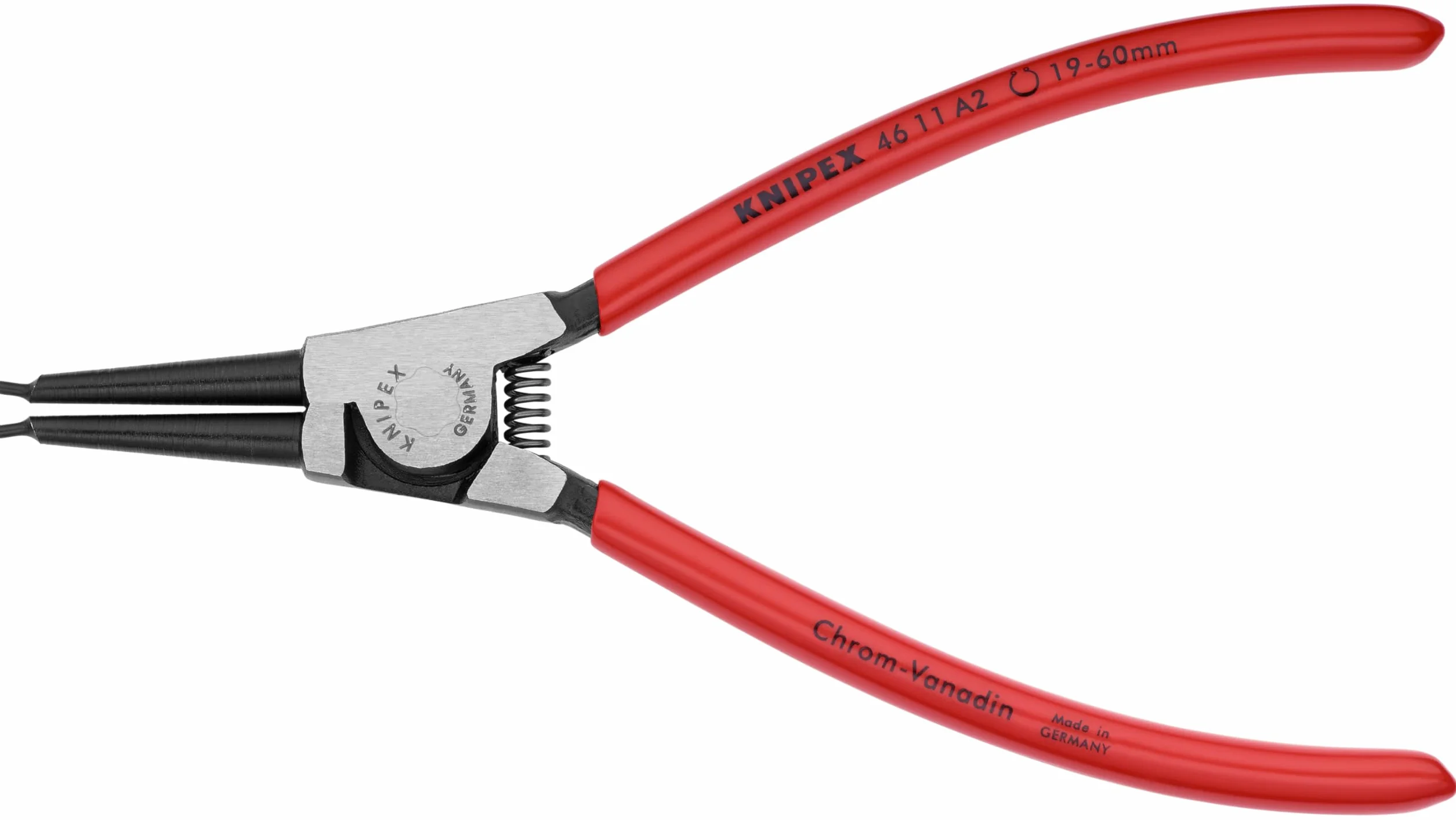 KNIPEX Tools - 2 Piece Circlip Pliers Set (9K008018US), Red