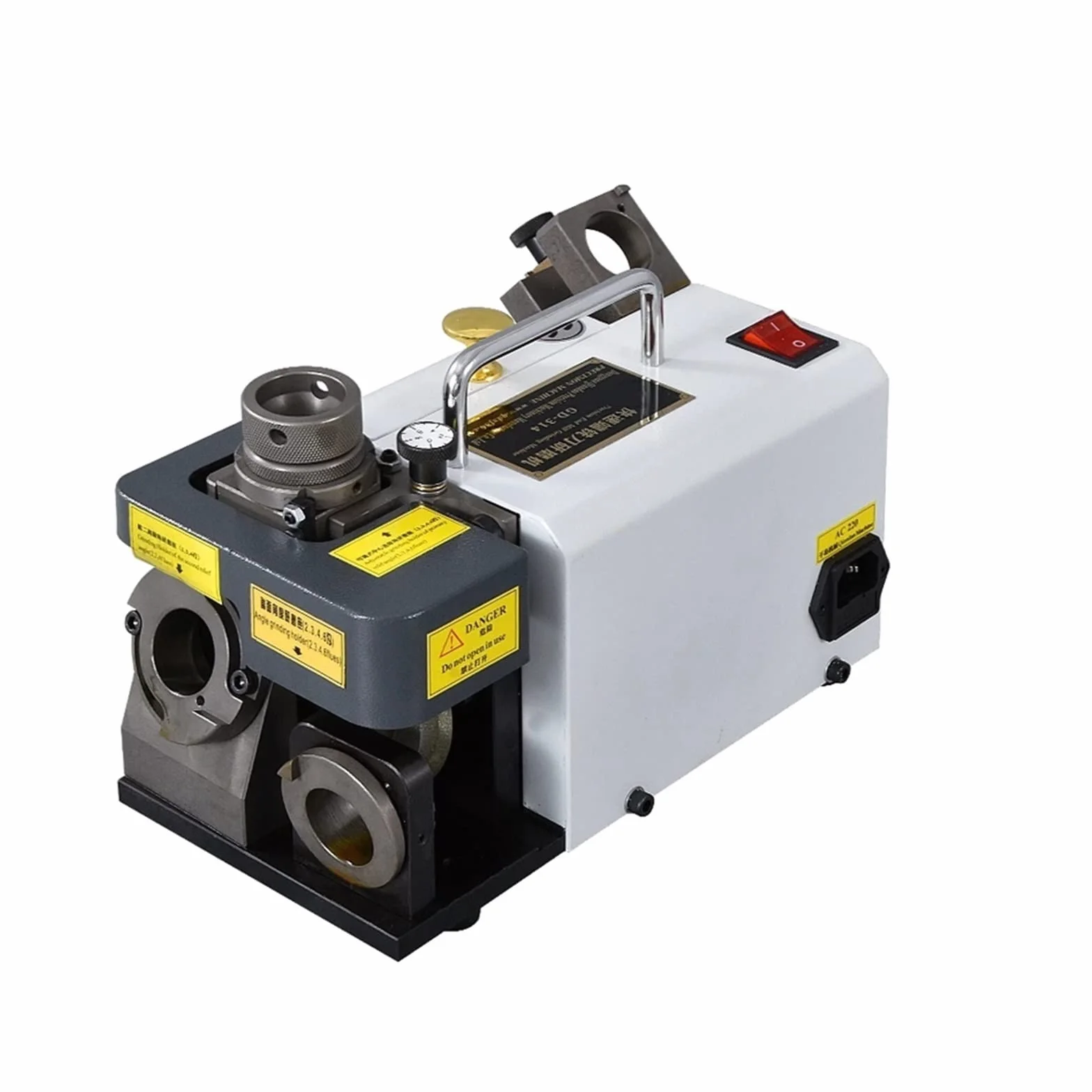 Przenośny GD-314 frez szlifierka narzędzia z węglików spiekanych 3-14mm ostrzałka do wierteł frez szlifierka 300W | GD-314A 220