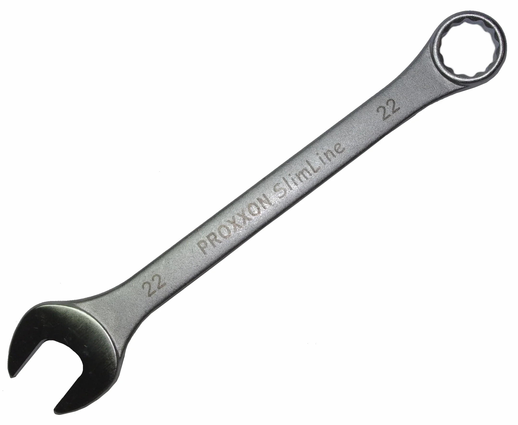Proxxon 23922 Klucz płasko-oczkowy SlimLine rozmiar 22 mm - 15° zagięty po stronie pierścieniowej - stal chromowo-wanadowa