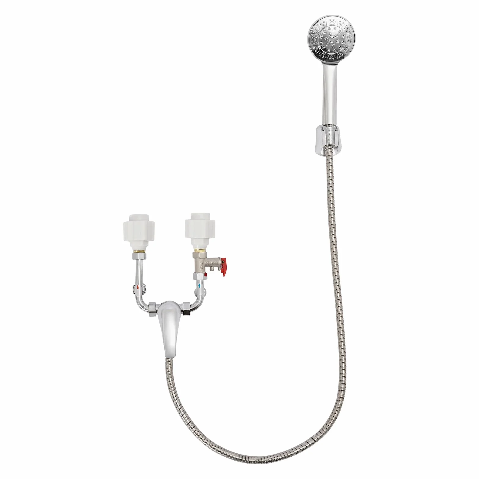 Elektryczny podgrzewacz wody 40 l, bojler 2000 W, elektryczny podgrzewacz wody do kuchni, toalet, wiszący bojler wodny z słuchawką prysznicową