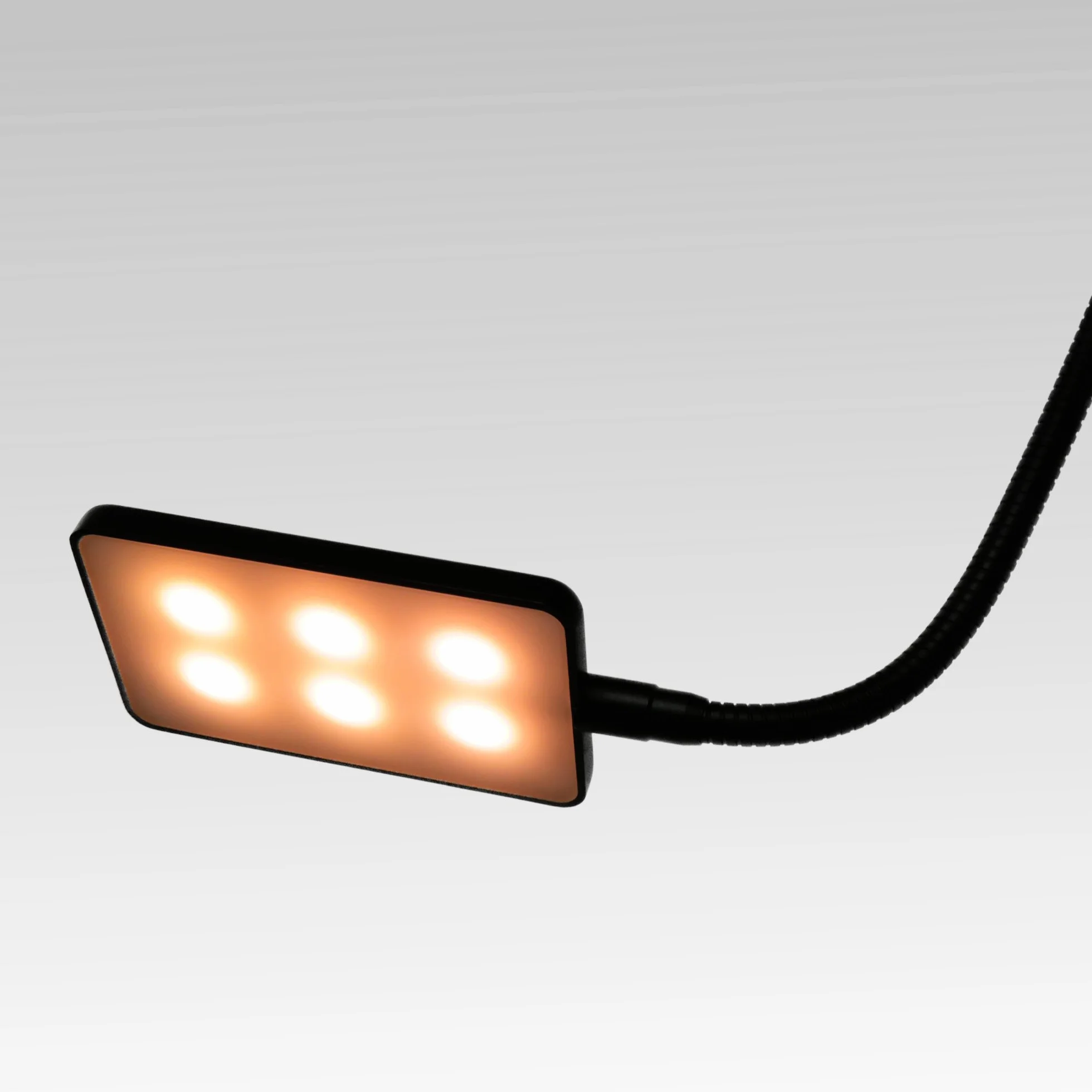 4 W LED lampka do czytania, elastyczna lampka nocna, lampka nocna, lampka do czytania, czarna, do wyboru: zestaw 1 szt. czarny