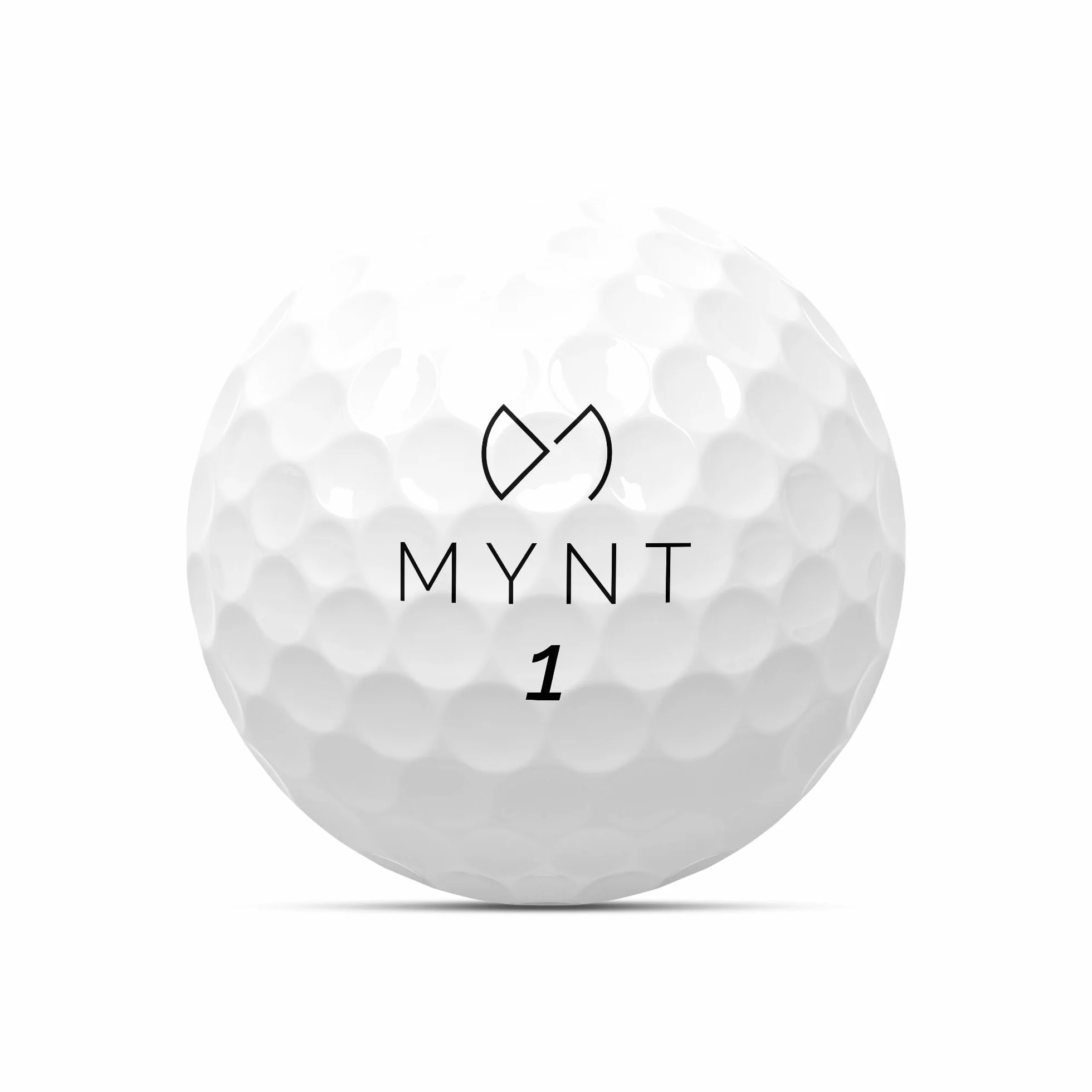 MYNT Piłki golfowe do golfa, 24 sztuki, w zamykanej siatce, białe, 2-warstwowe, Surlyn, dystans, miękkie, maksymalna długość, najlepsze profile, profesjonalne, prezent do golfa, premium